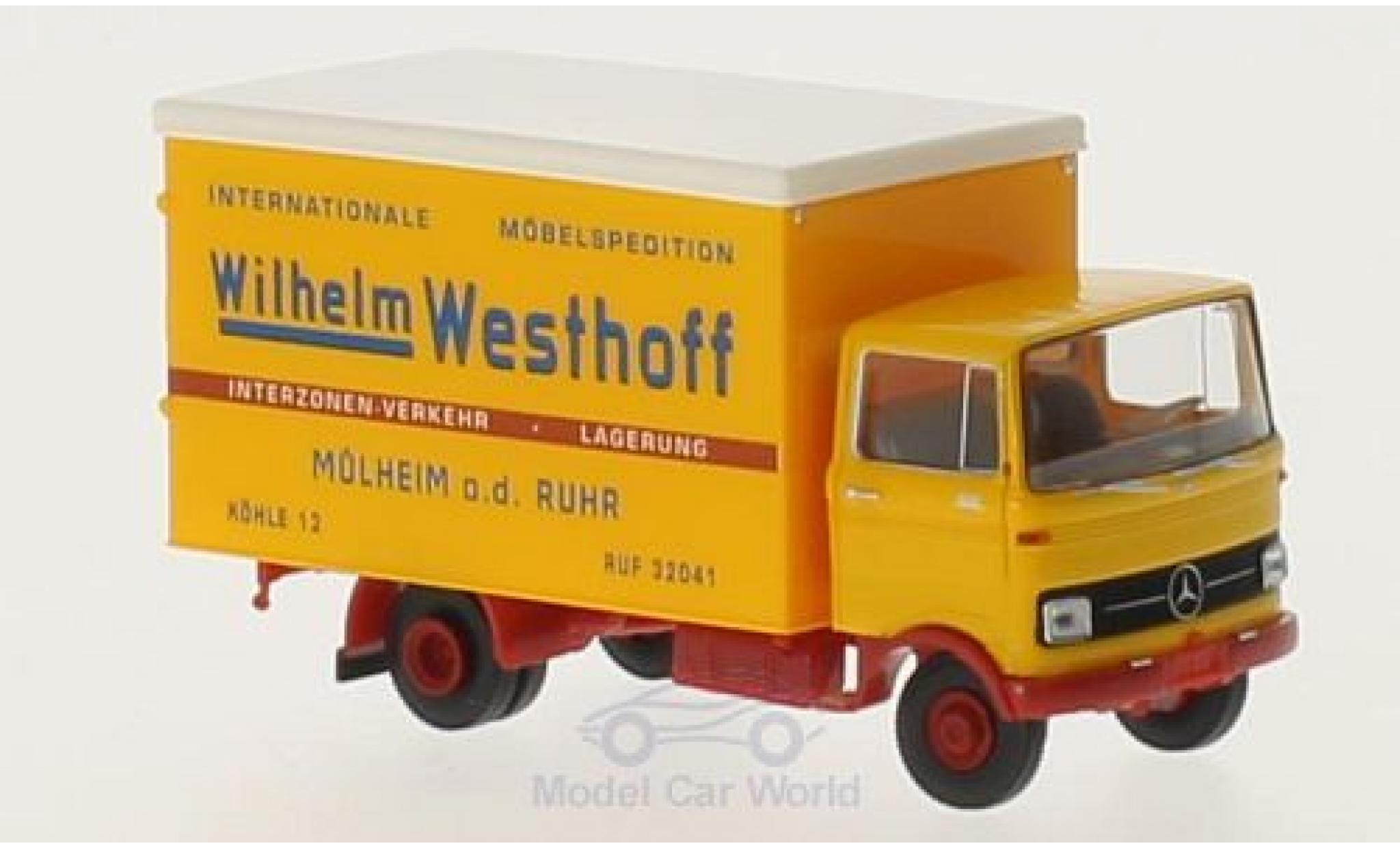 Mercedes LP 608 1/87 Brekina Wilhelm Westhoff Koffer modelauto