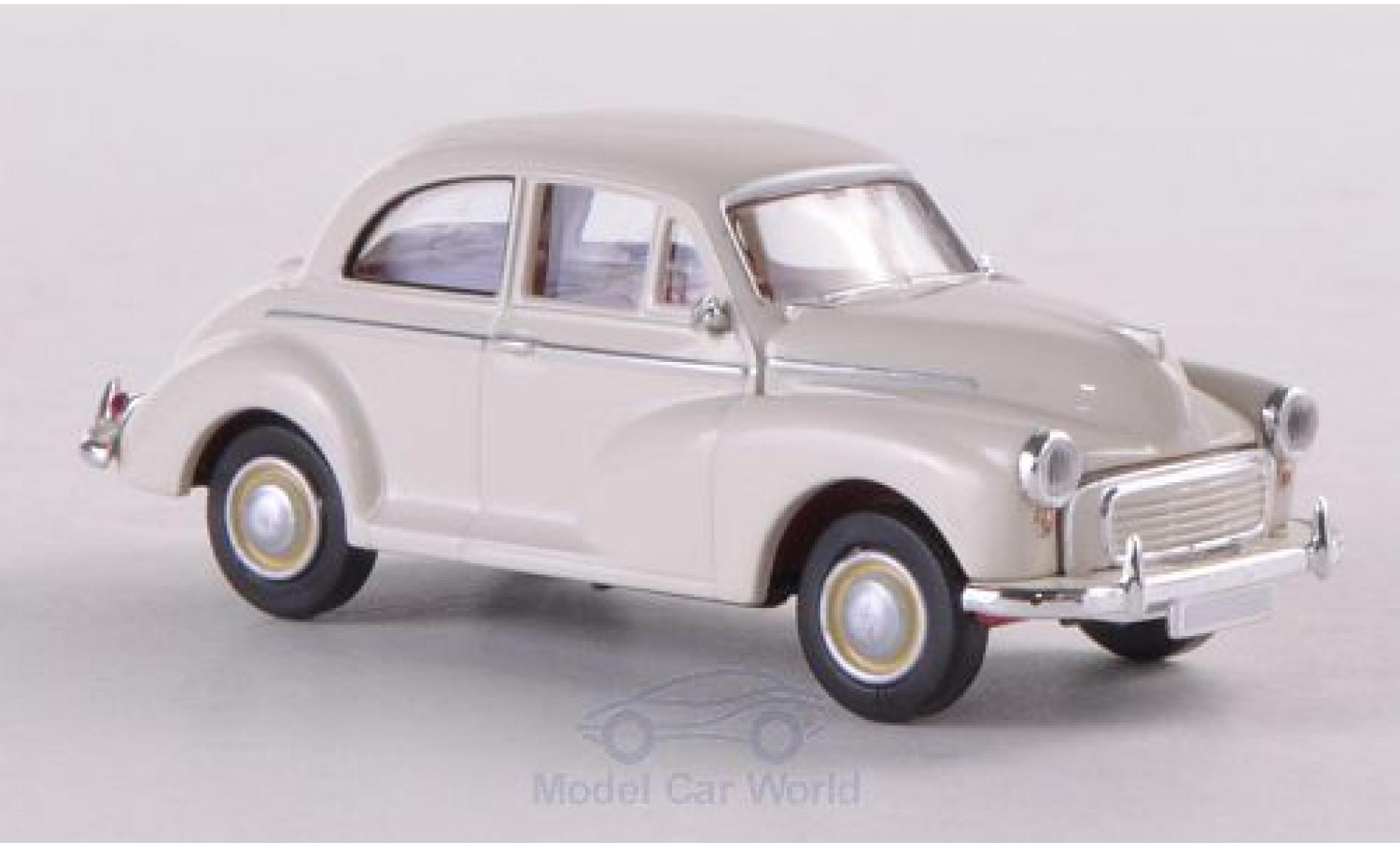 Morris Minor 1/87 Brekina wit modelauto