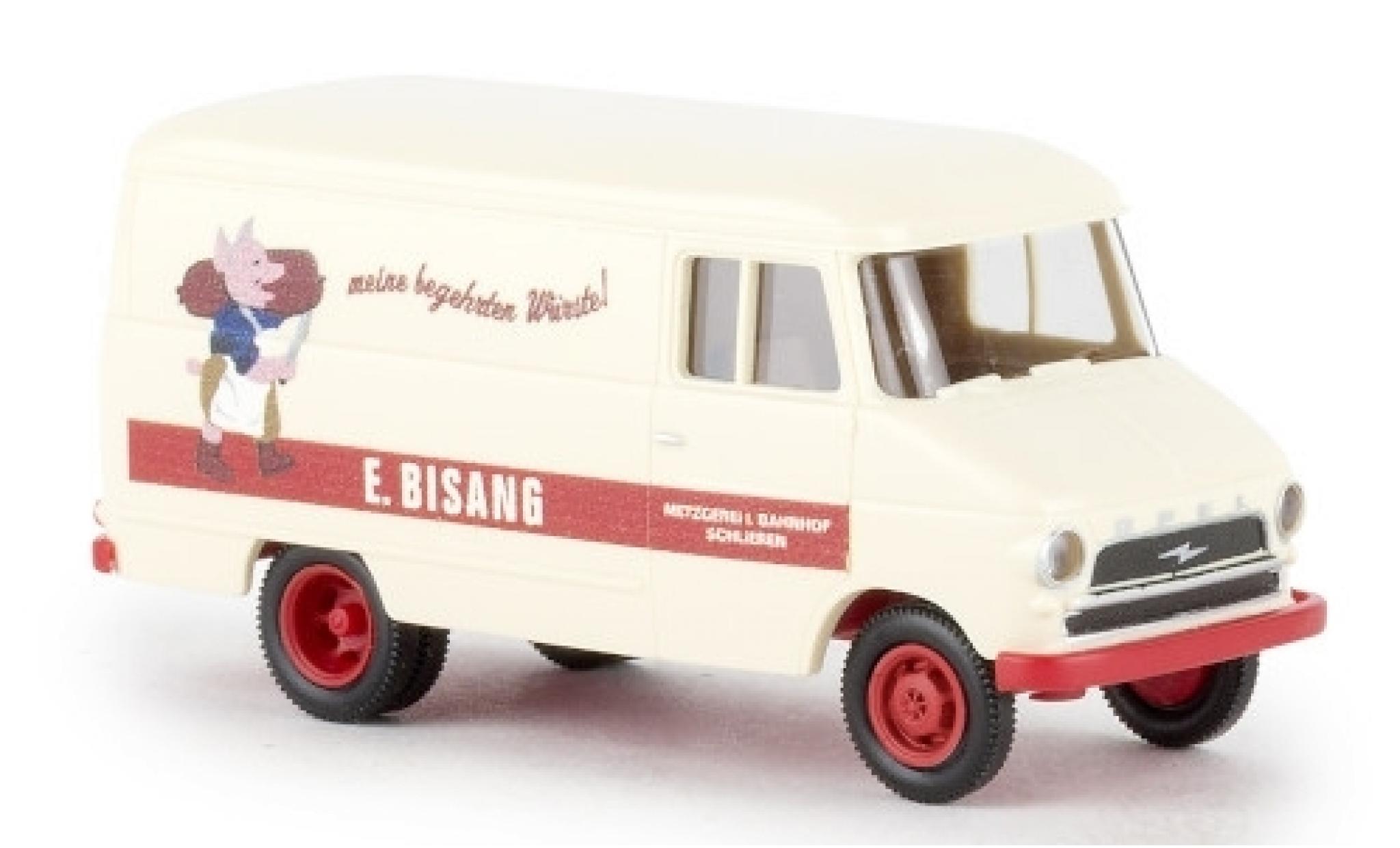 Opel Blitz 1/87 Brekina Kasten A E. Bisang 1959 modelauto