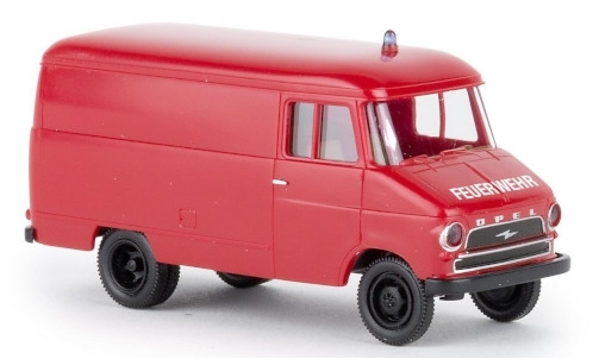 Opel Blitz 1/87 Brekina Kasten A Brandweer 1959 modelauto