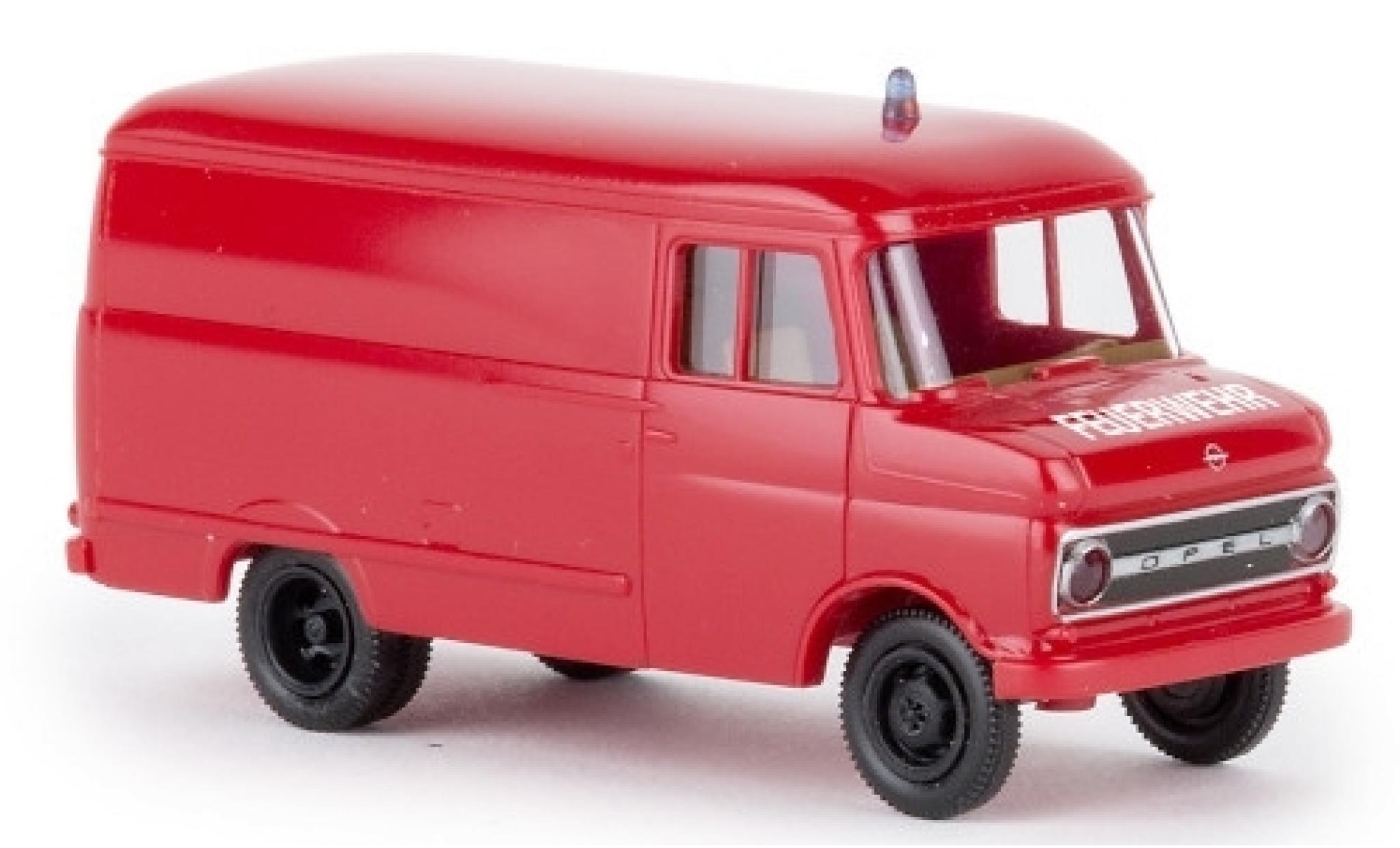 Opel Blitz 1/87 Brekina Kasten B Brandweer 1966 modelauto