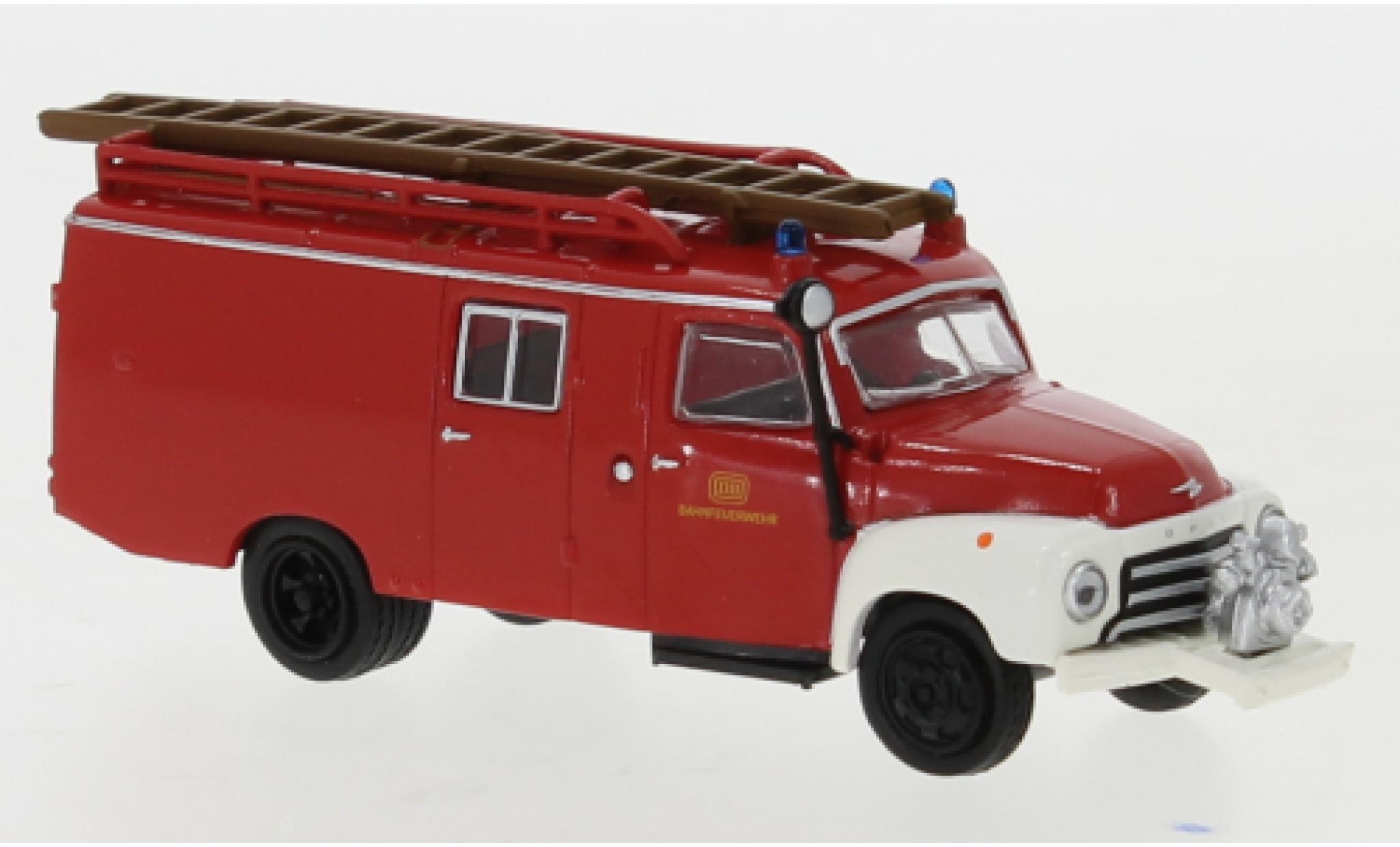Opel Blitz 1/87 Brekina LF 8 DB Bahnfeuerwehr 1952 modelauto