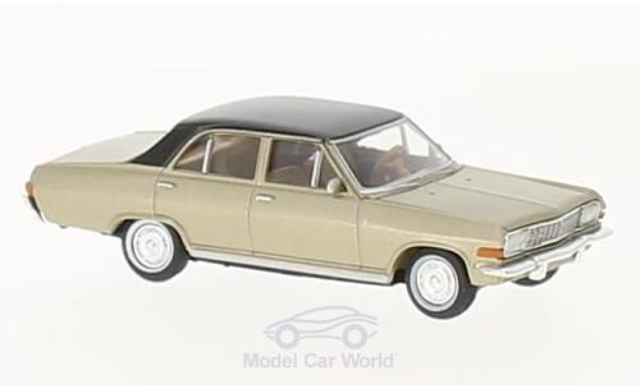 Opel Diplomat 1/87 Brekina A V8 metallic beige/zwart modelauto