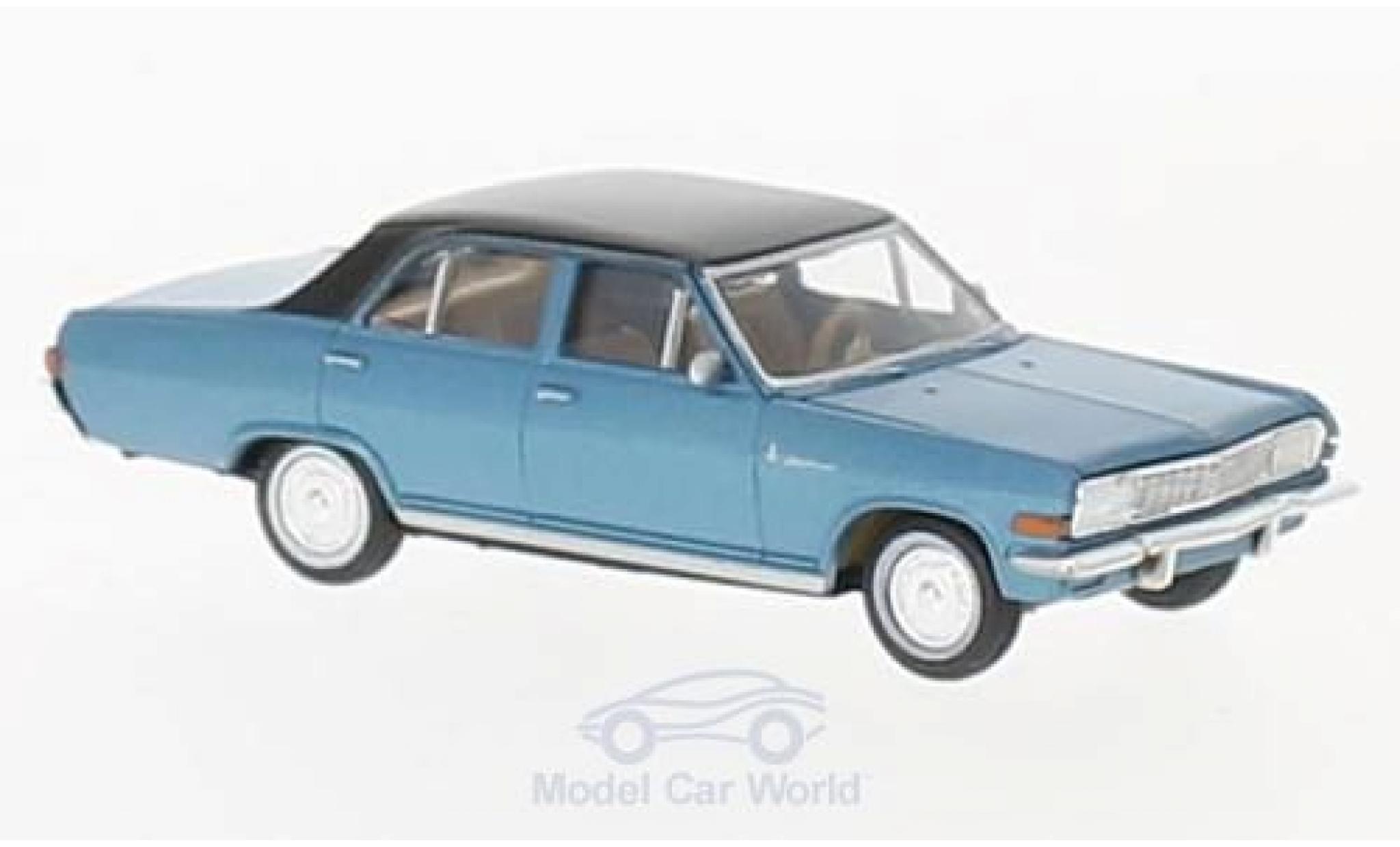 Opel Diplomat 1/87 Brekina A V8 metallic blauw/zwart modelauto