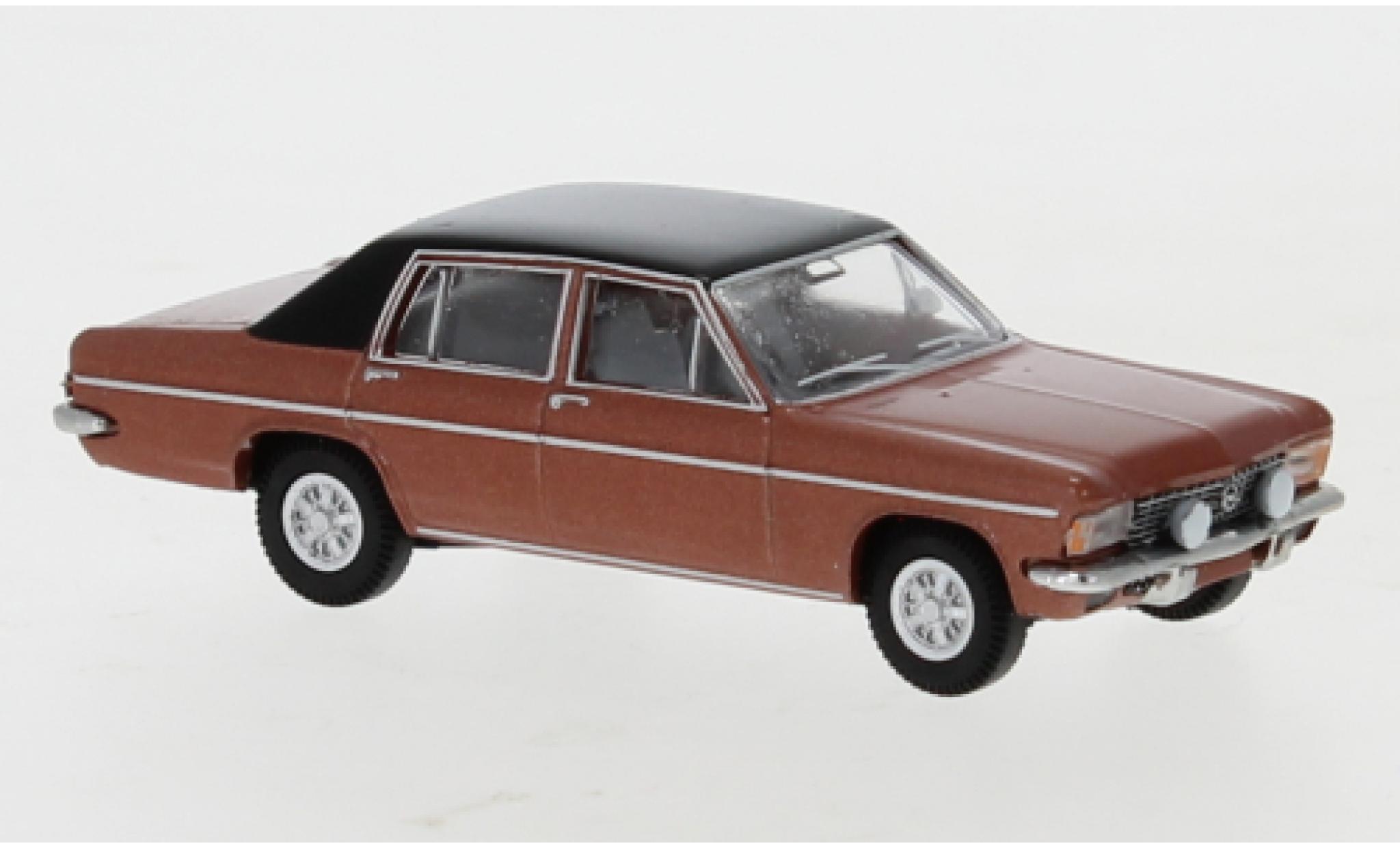 Opel Diplomat 1/87 Brekina B kupfer/zwart ohne Vitrine modelauto
