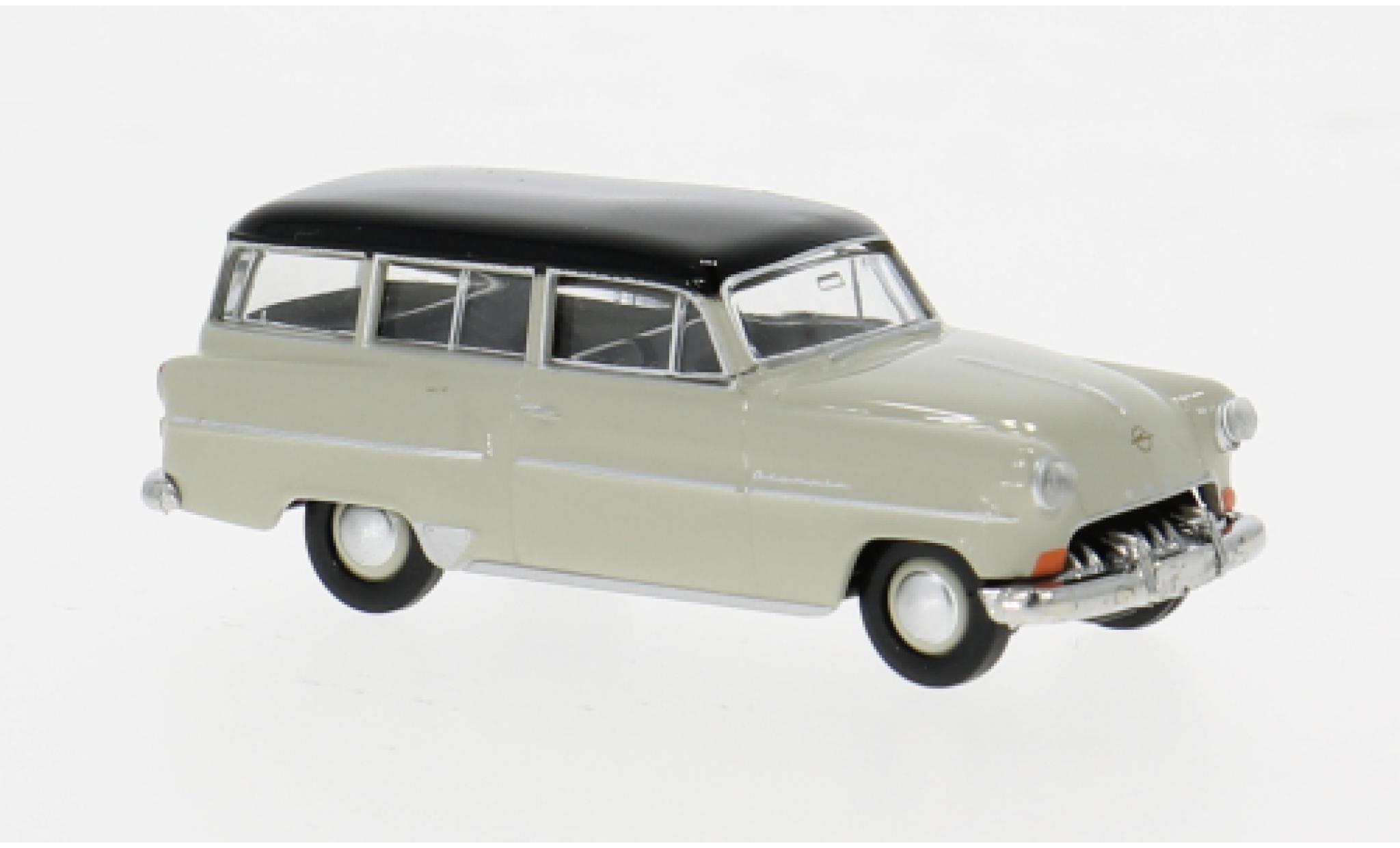 Opel Olympia 1/87 Brekina Caravan grijs 1954 1:87 modelauto