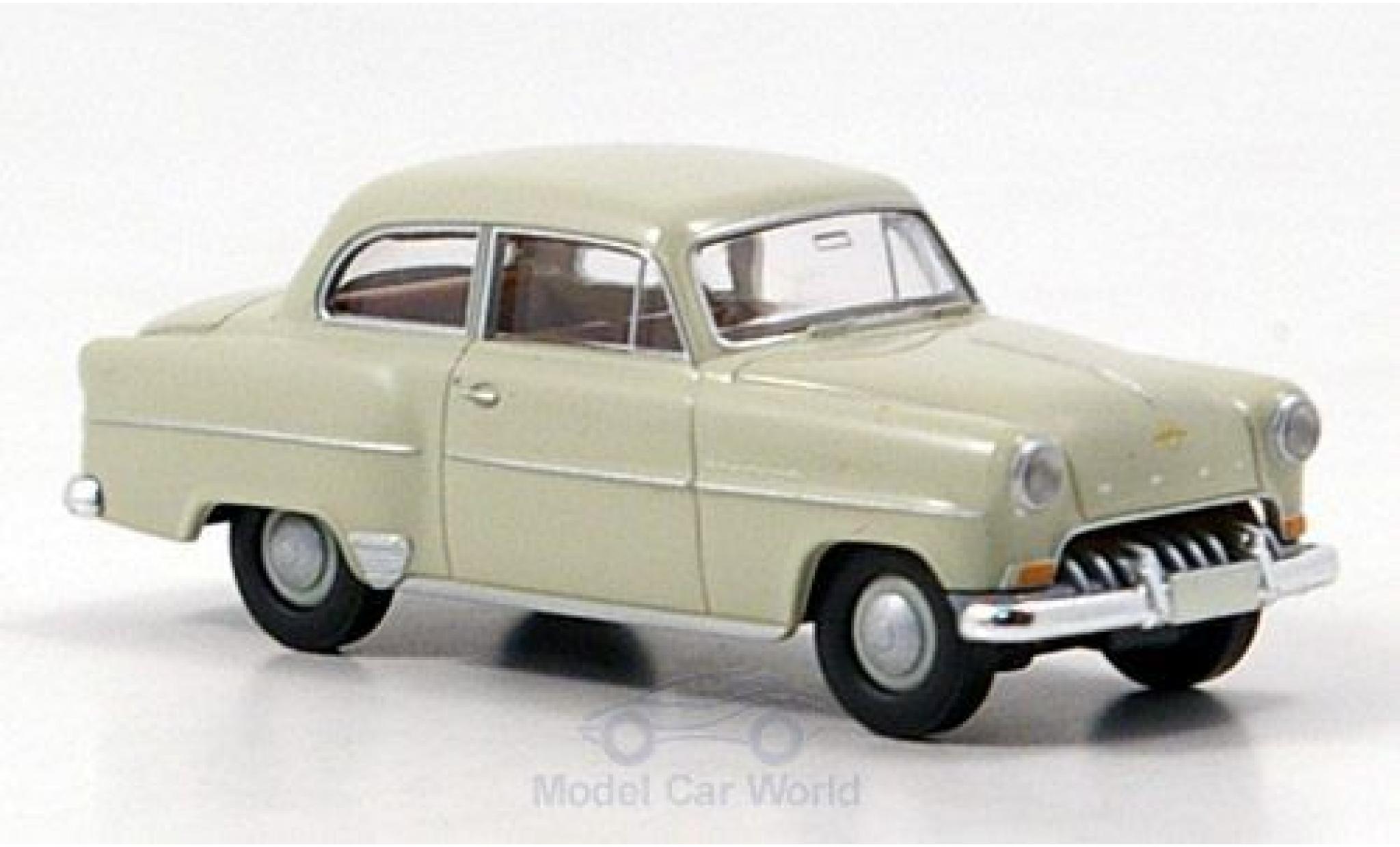 Opel Olympia 1/87 Brekina Rekord beige 1953 modelauto