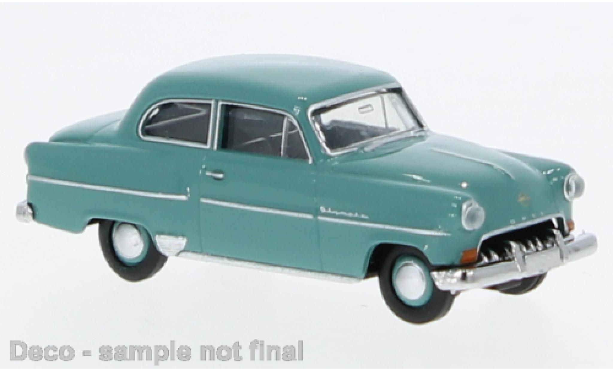 Opel Olympia 1/87 Brekina turquoise 1954 1:87 modelauto