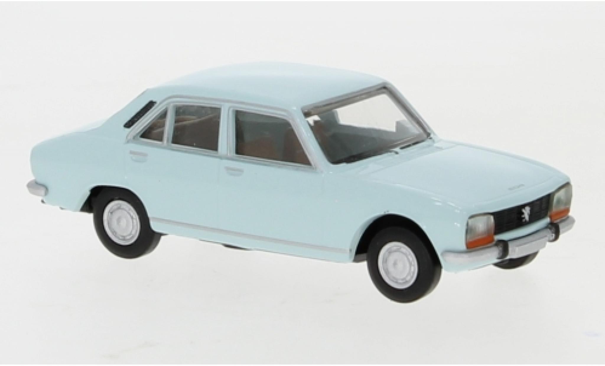 Peugeot 504 1/87 Brekina blauw 1961 modelauto