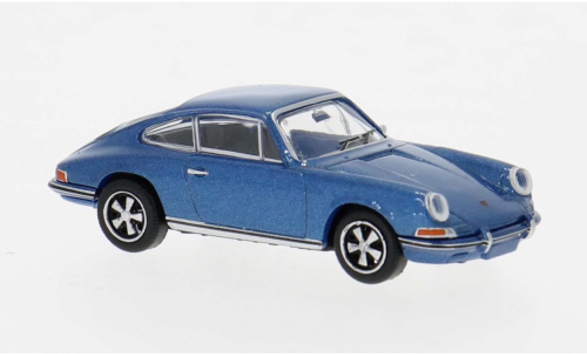 Porsche 911 1/87 Brekina blauw 1964 1:87 modelauto