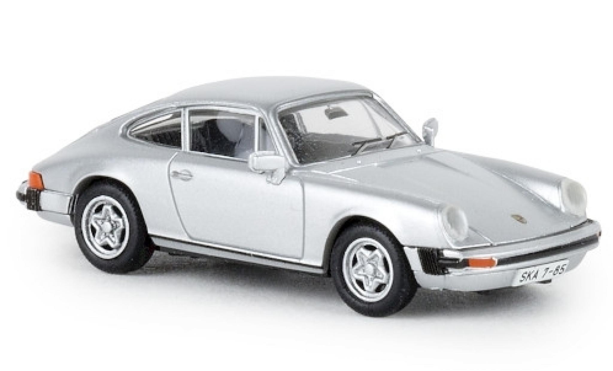 Porsche 930 1/87 Brekina 911 G metallic grijs DDR 1976 TD modelauto