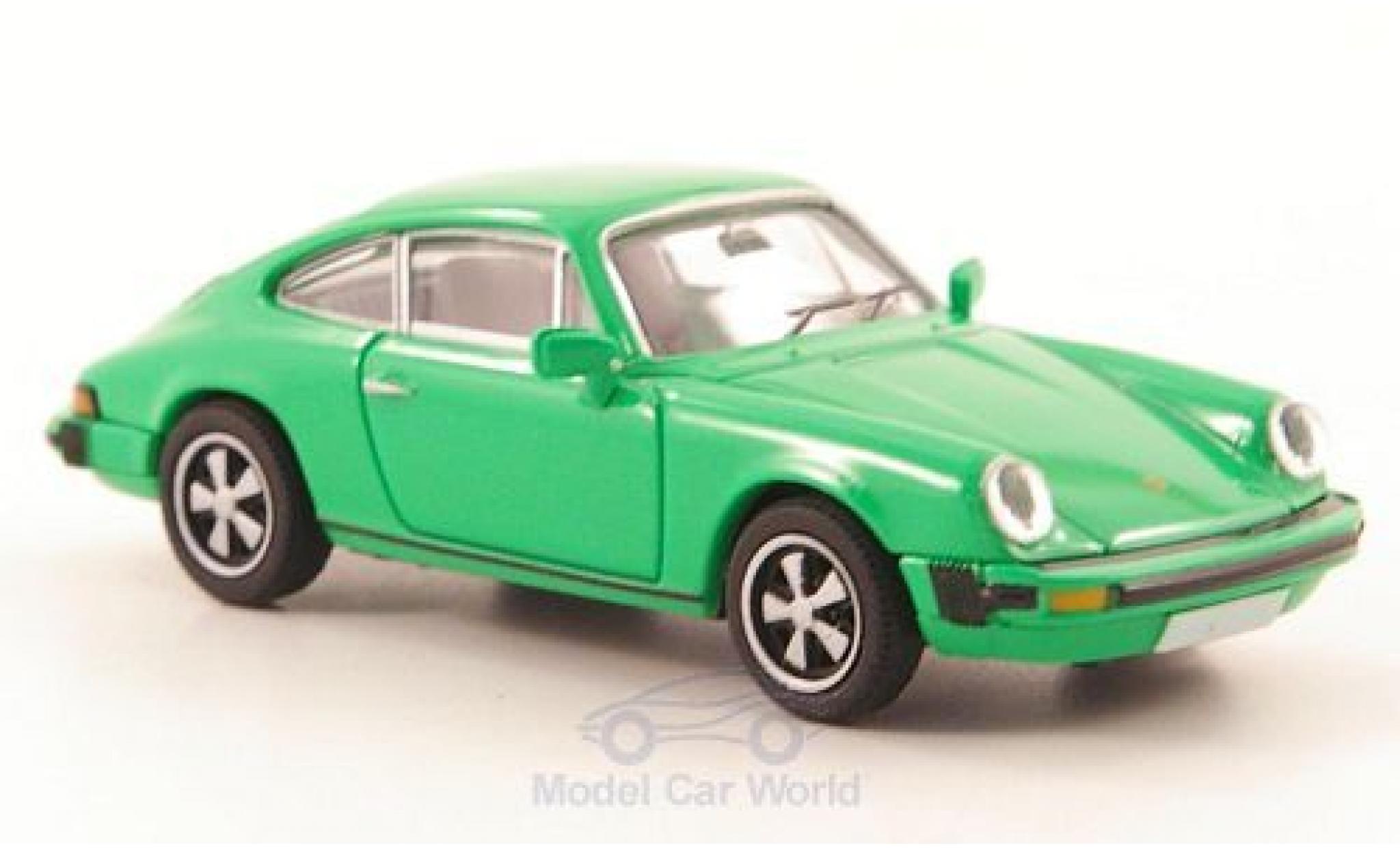 Porsche 911 1/87 Brekina (G-Reihe) groen modelauto