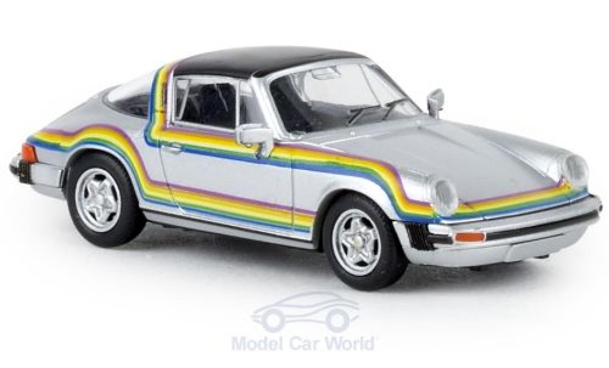 Porsche 930 Targa 1/87 Brekina 911 G Targa Rainbow 1976 TD modelauto
