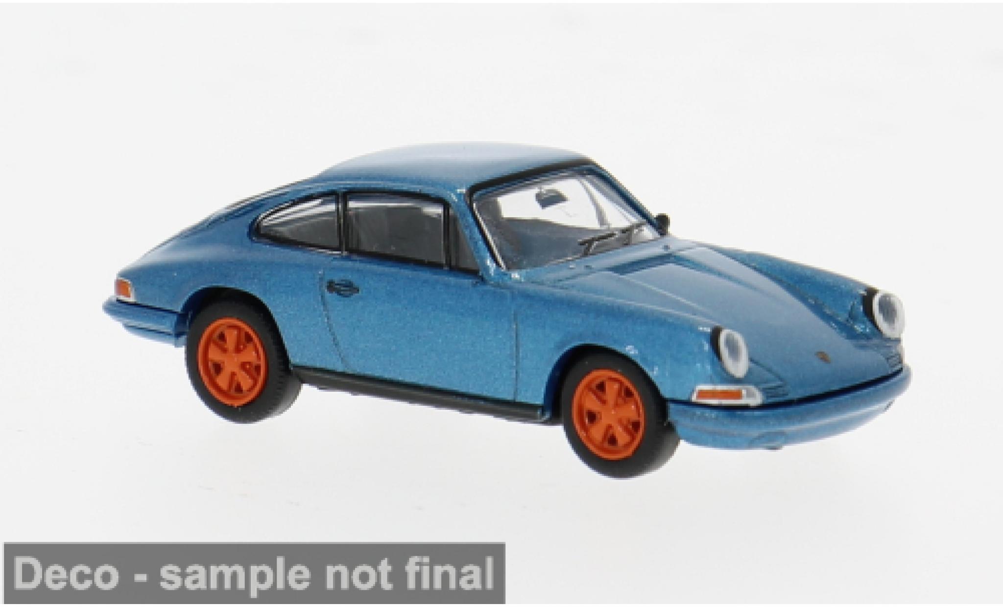 Porsche 911 1/87 Brekina blauw 1964 1:87 modelauto