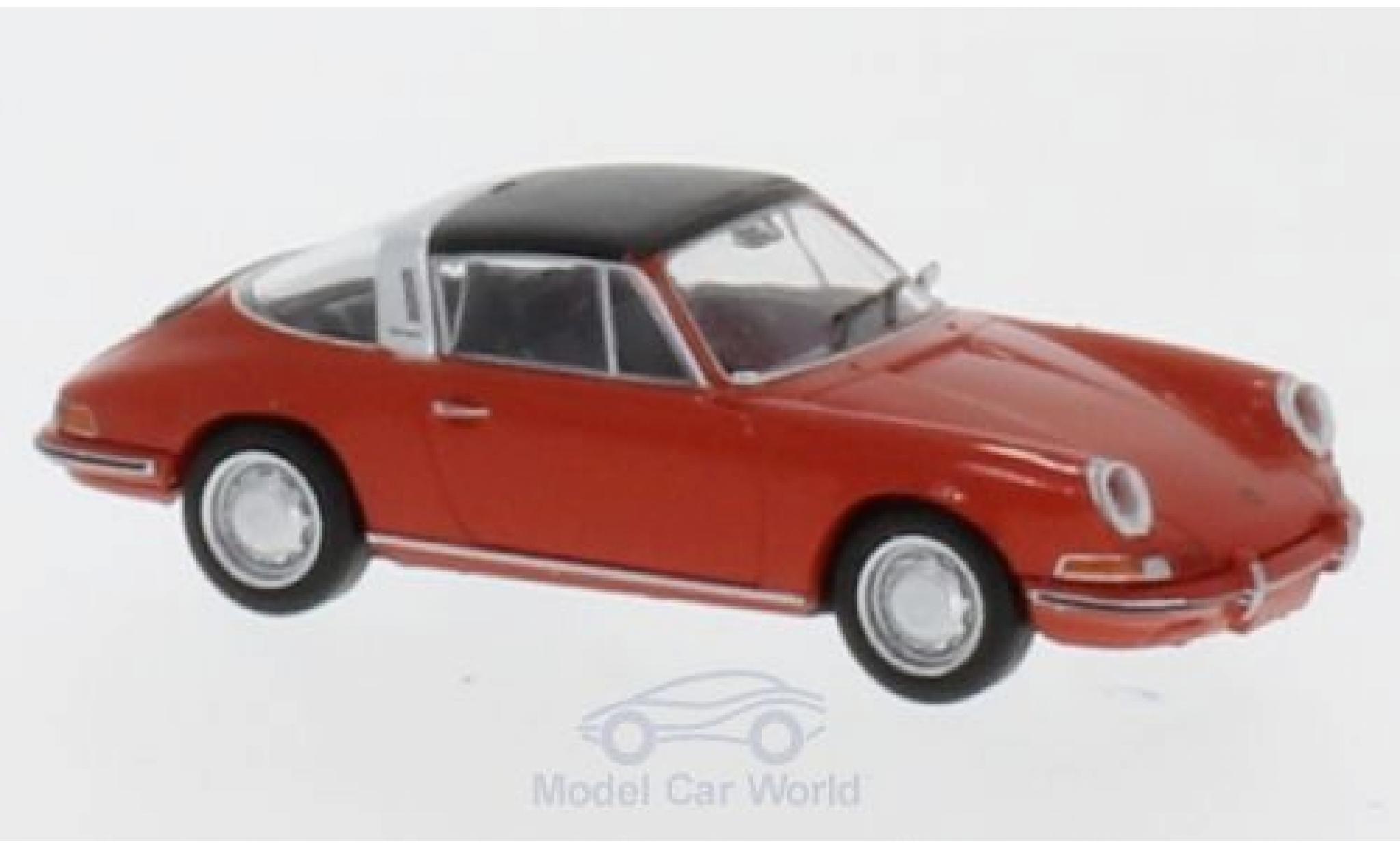 Porsche 911 Targa 1/87 Brekina Targa rood modelauto