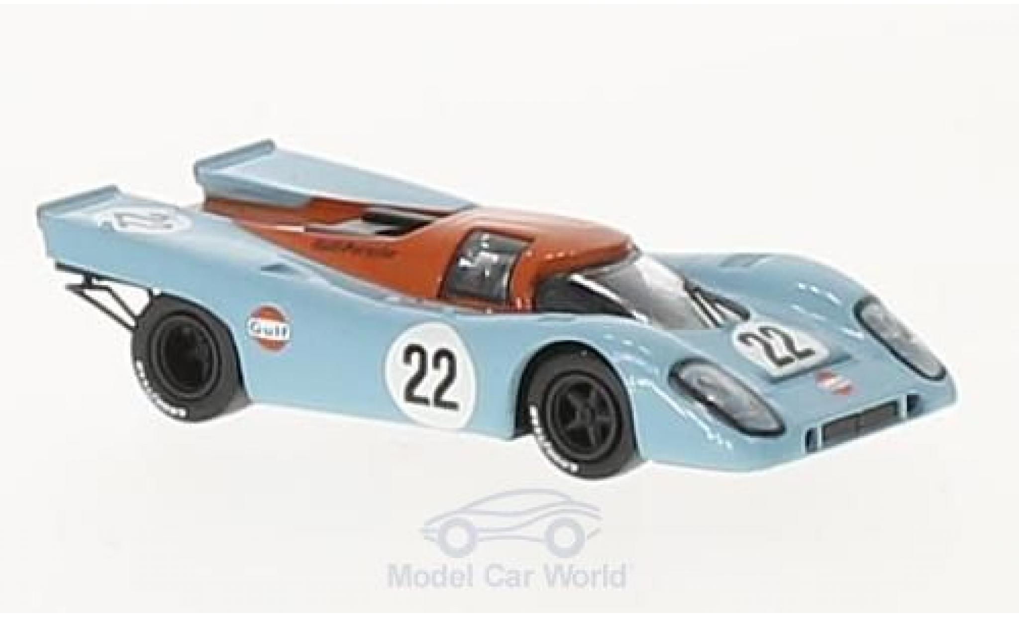 Porsche 917 1970 1/87 Brekina K No.22 Gulf Team John Wyer Gulf 24h Le Mans 1970 D.Hobbs/M.Hailwood modelauto
