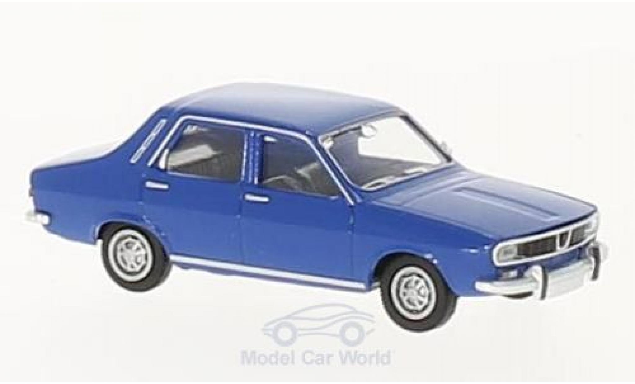 Renault 12 TL 1/87 Brekina TL blauw modelauto