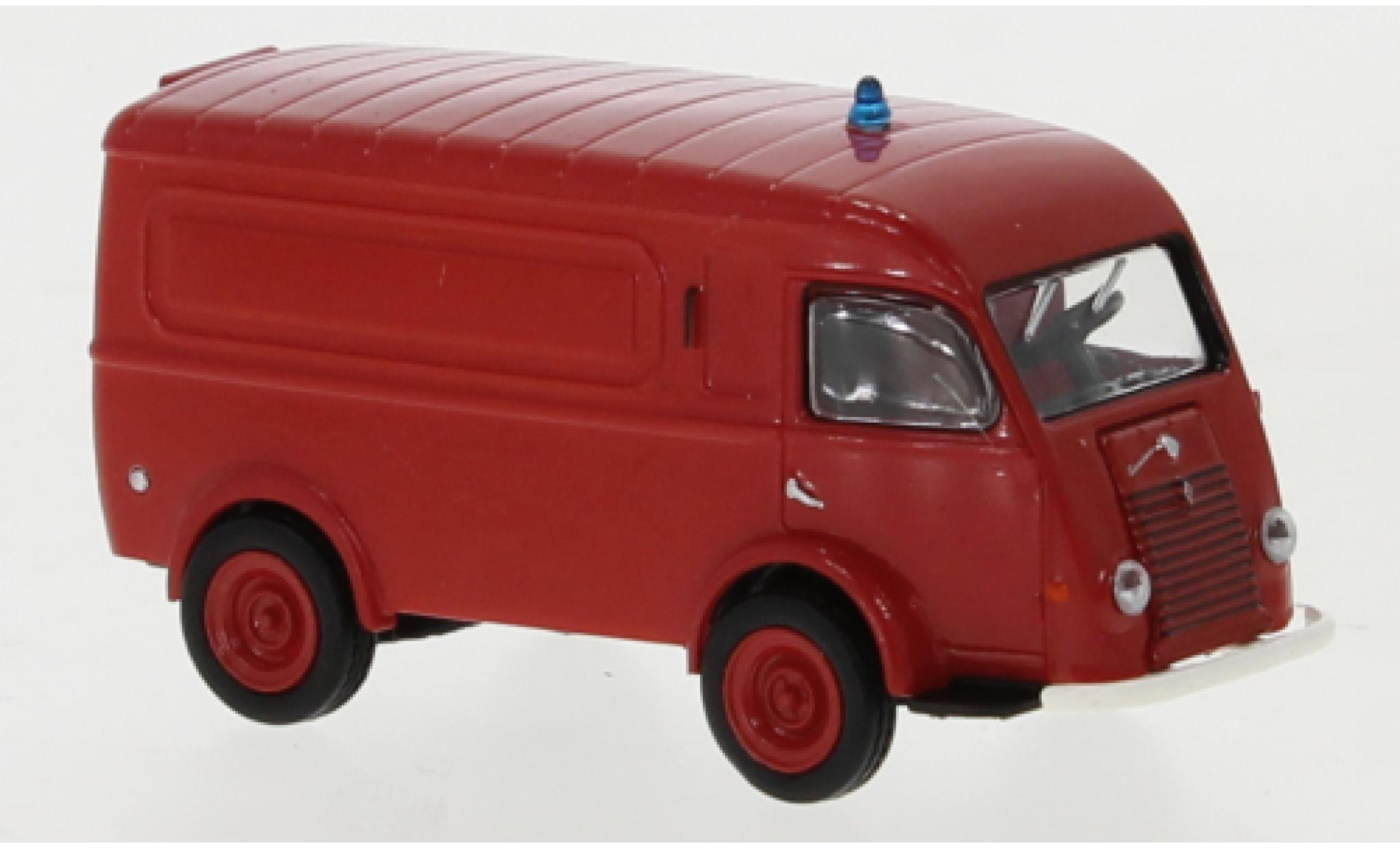 Renault Goelette 1/87 Brekina Sapeurs Brandweer 1950 modelauto