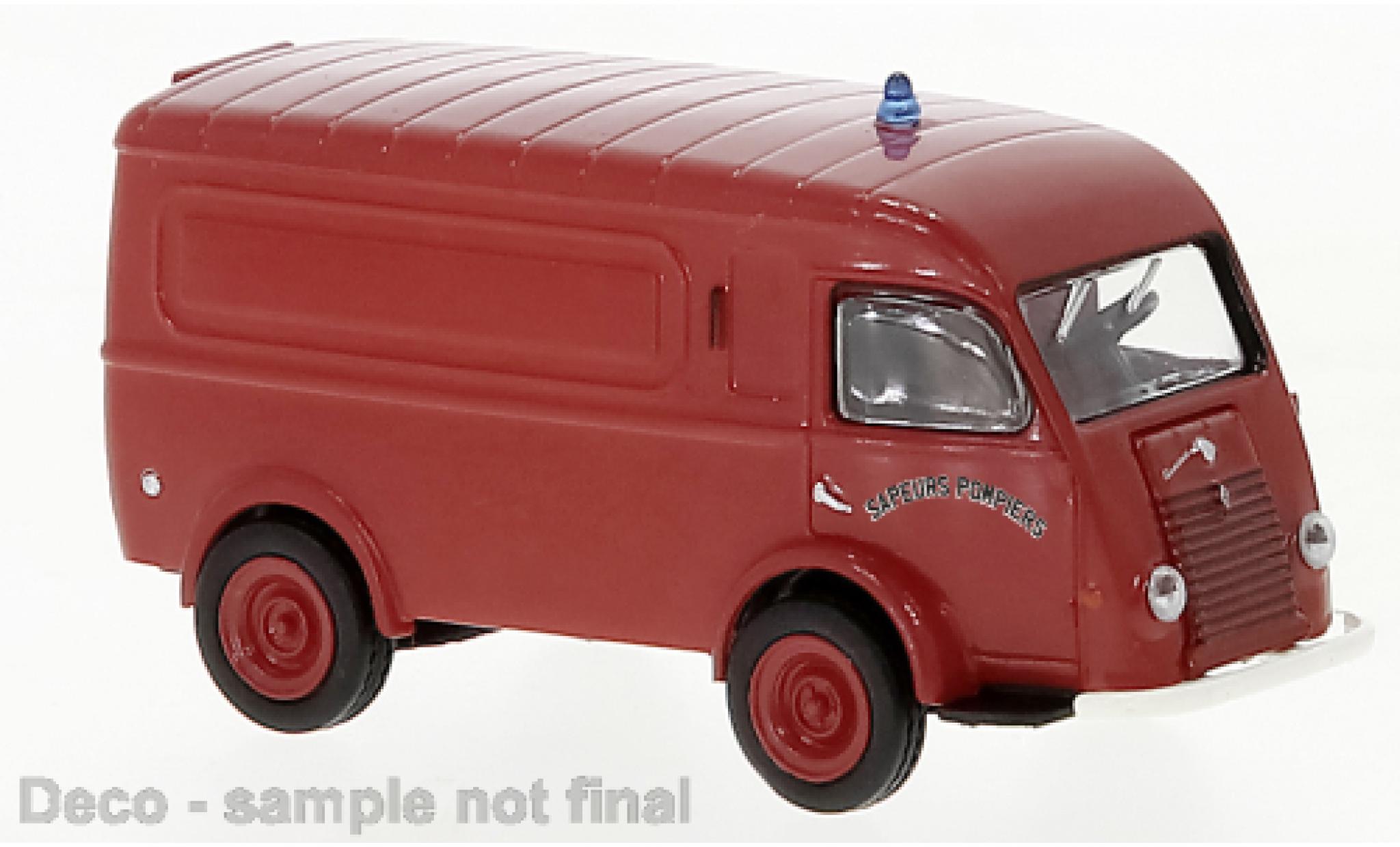 Renault Goelette 1/87 Brekina Sapeurs Brandweer (F) 1950 modelauto