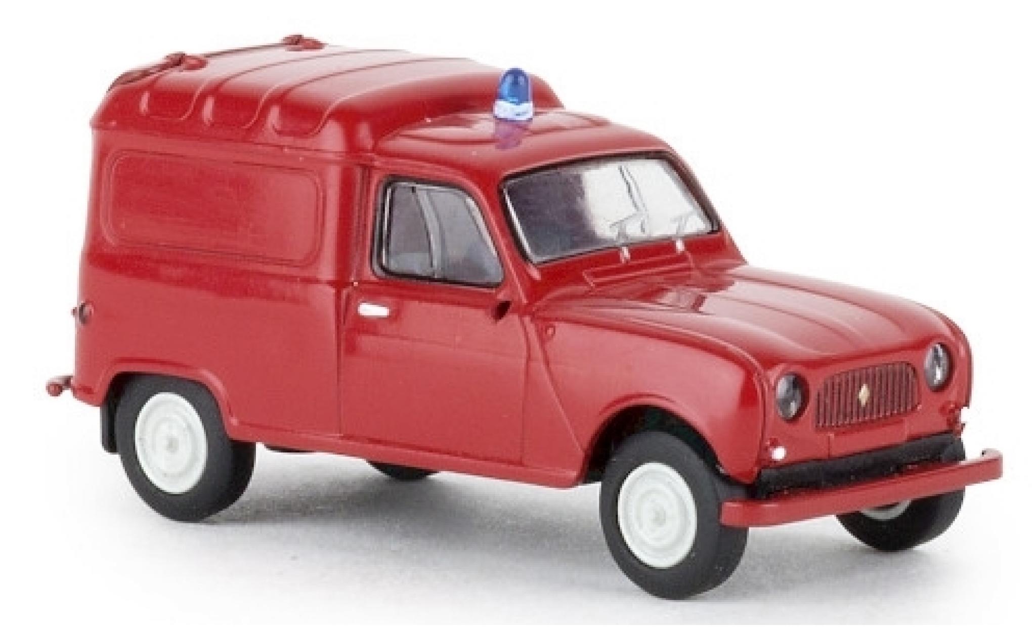Renault 4 1/87 Brekina R Bestelbusje Brandweer 1961 modelauto