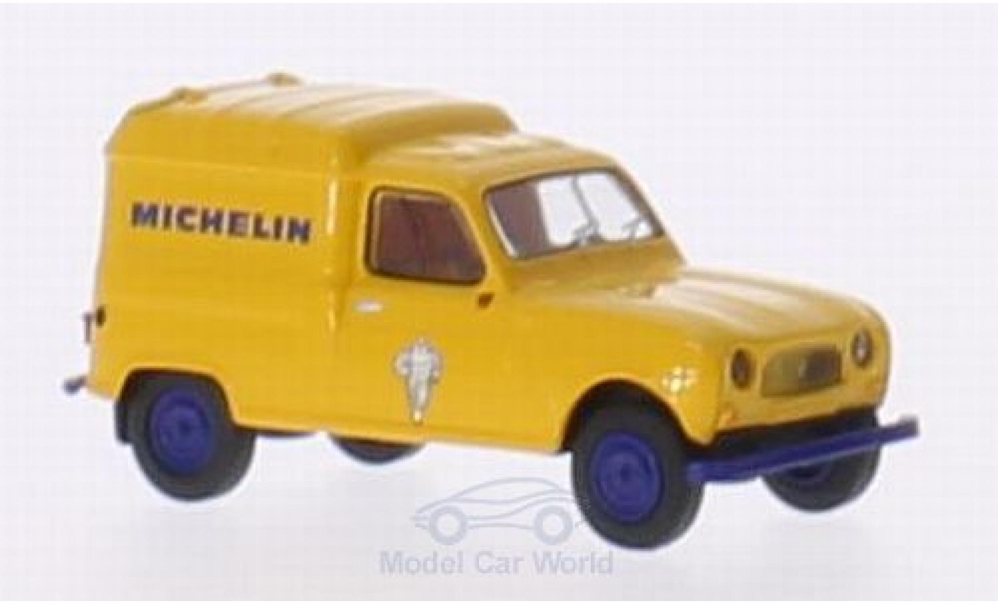 Renault 4 1/87 Brekina R Bestelbusje Michelin modelauto