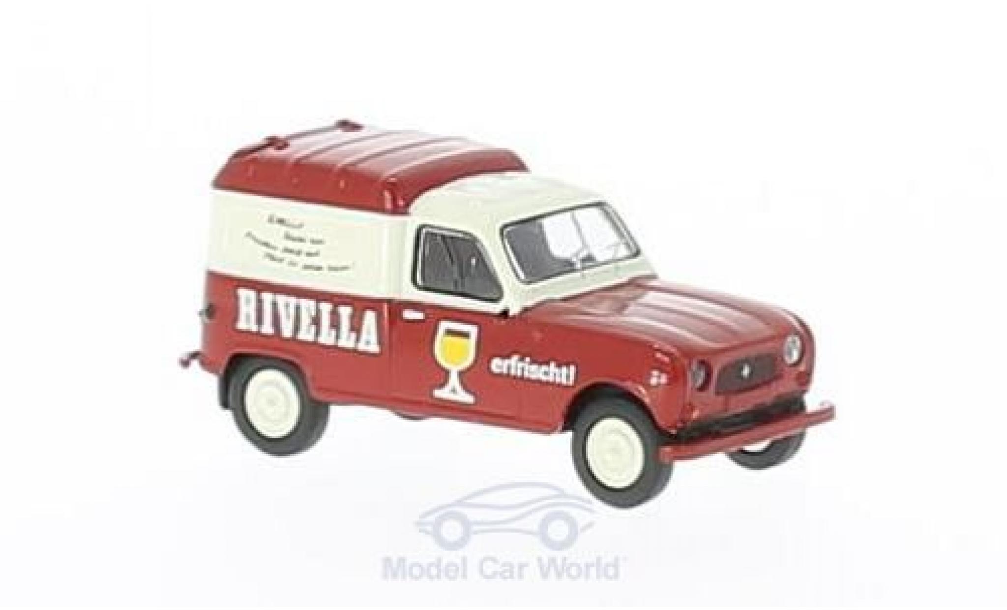 Renault 4 1/87 Brekina R Bestelbusje Rivella (CH) modelauto