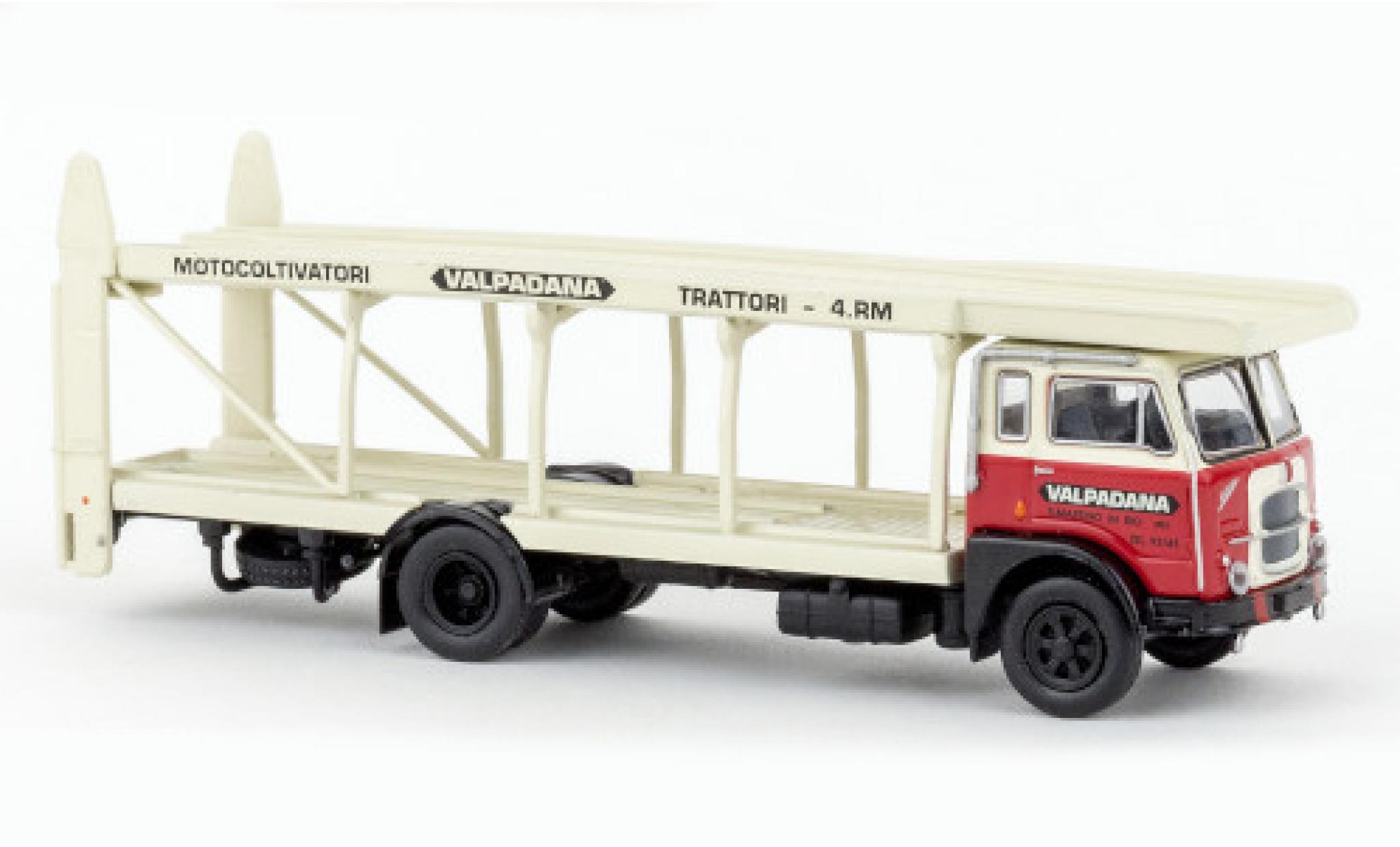 Fiat 642 1/87 Brekina Starline camion de transport de voiture Valpadana 1962 modelauto