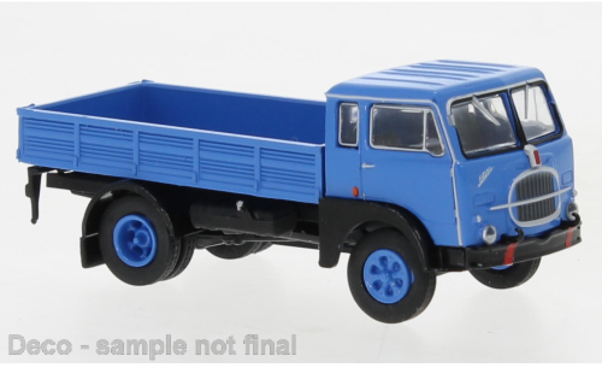 Fiat 642 1/87 Brekina Starline Pritsche blauw/zwart 1962 modelauto