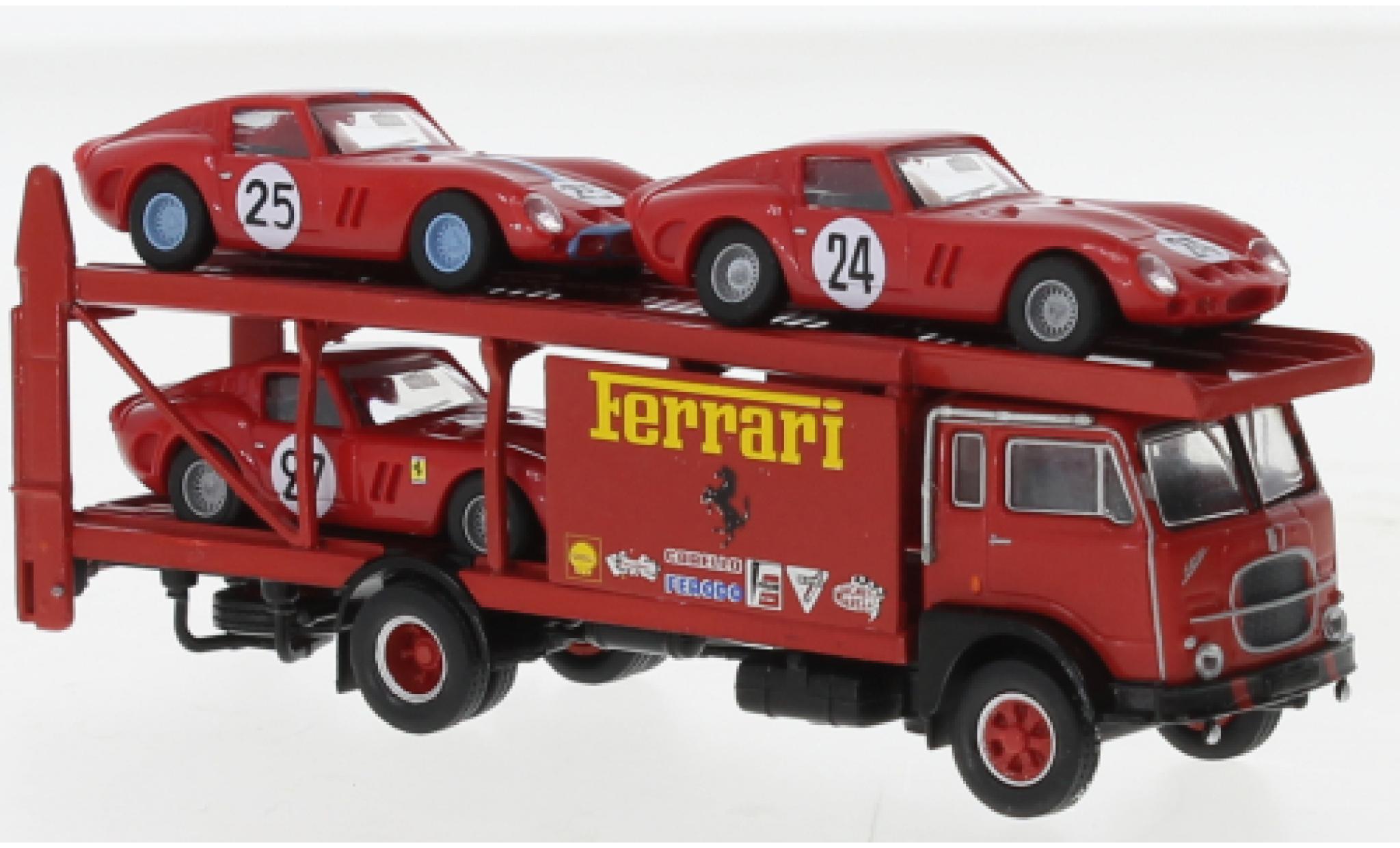 Fiat 642 1/87 Brekina Starline transporteur Race Ferrari 1962 modelauto