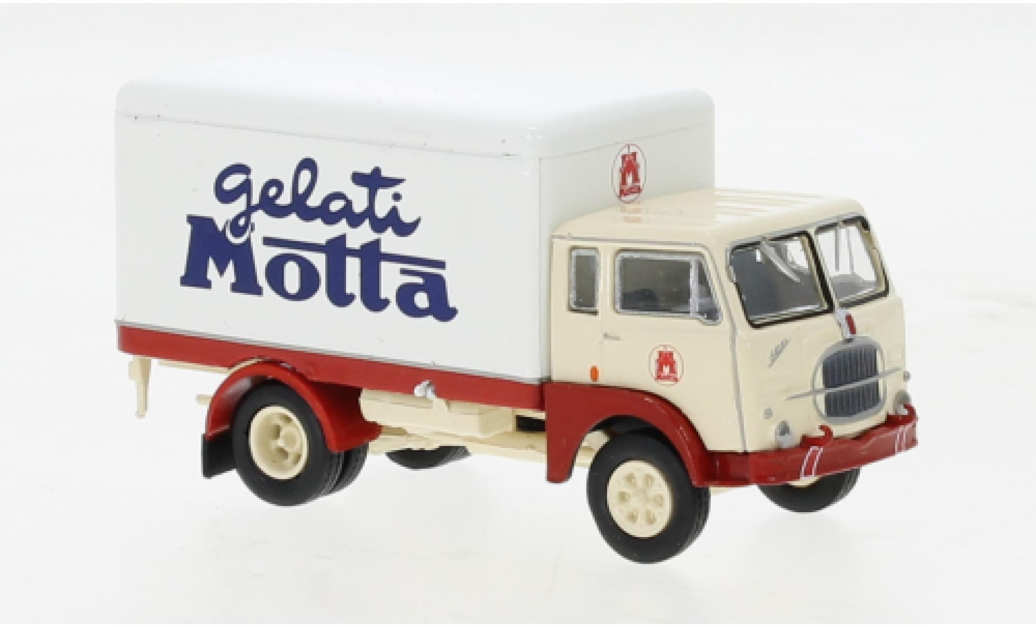Fiat 642 1/87 Brekina Starline wagon conteneur Gelati Motta 1962 modelauto