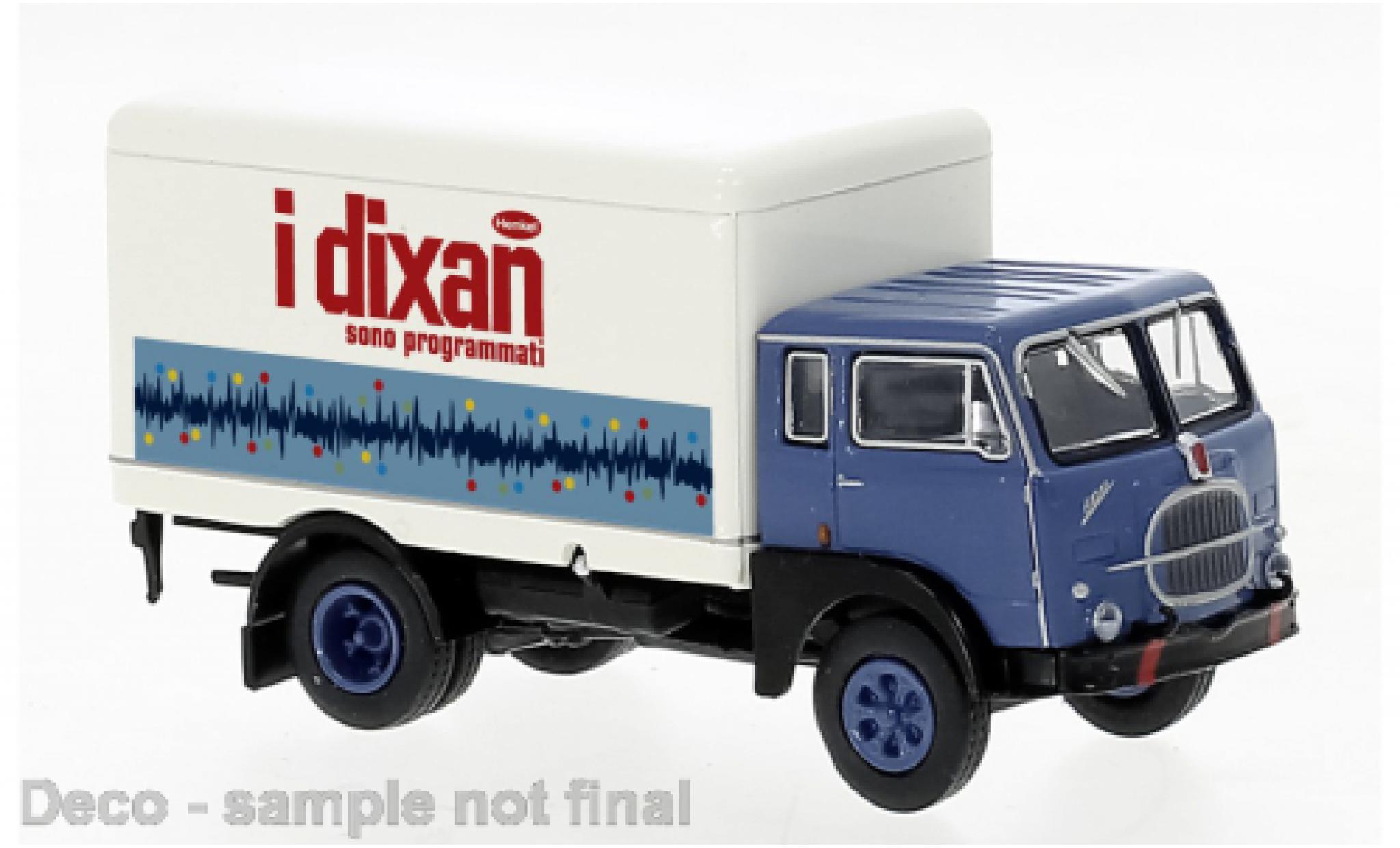 Fiat 642 1/87 Brekina Starline wagon conteneur idixan 1960 modelauto