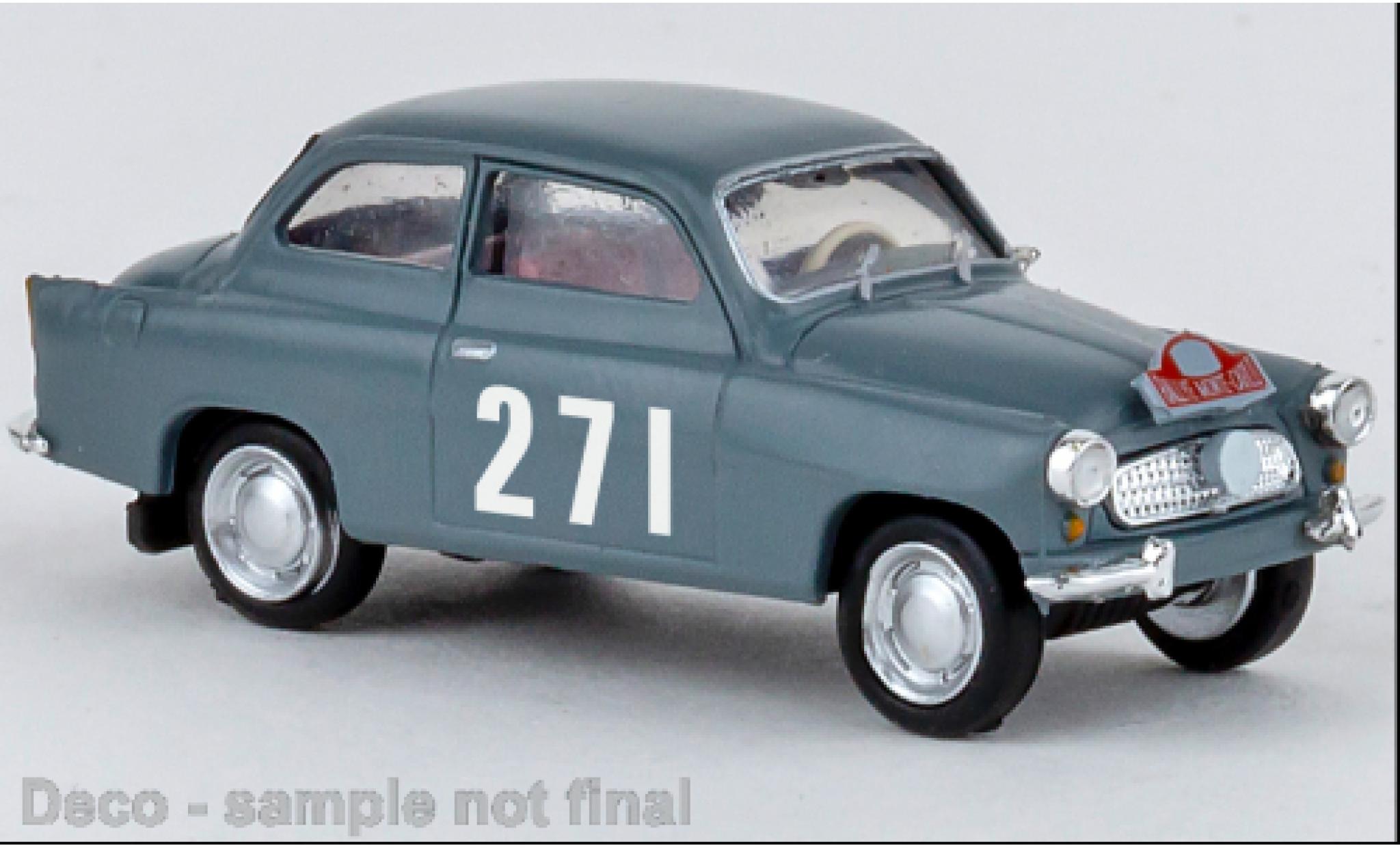 Skoda Octavia 1/87 Brekina Starline Rallye Monte Carlo 1963 modelauto