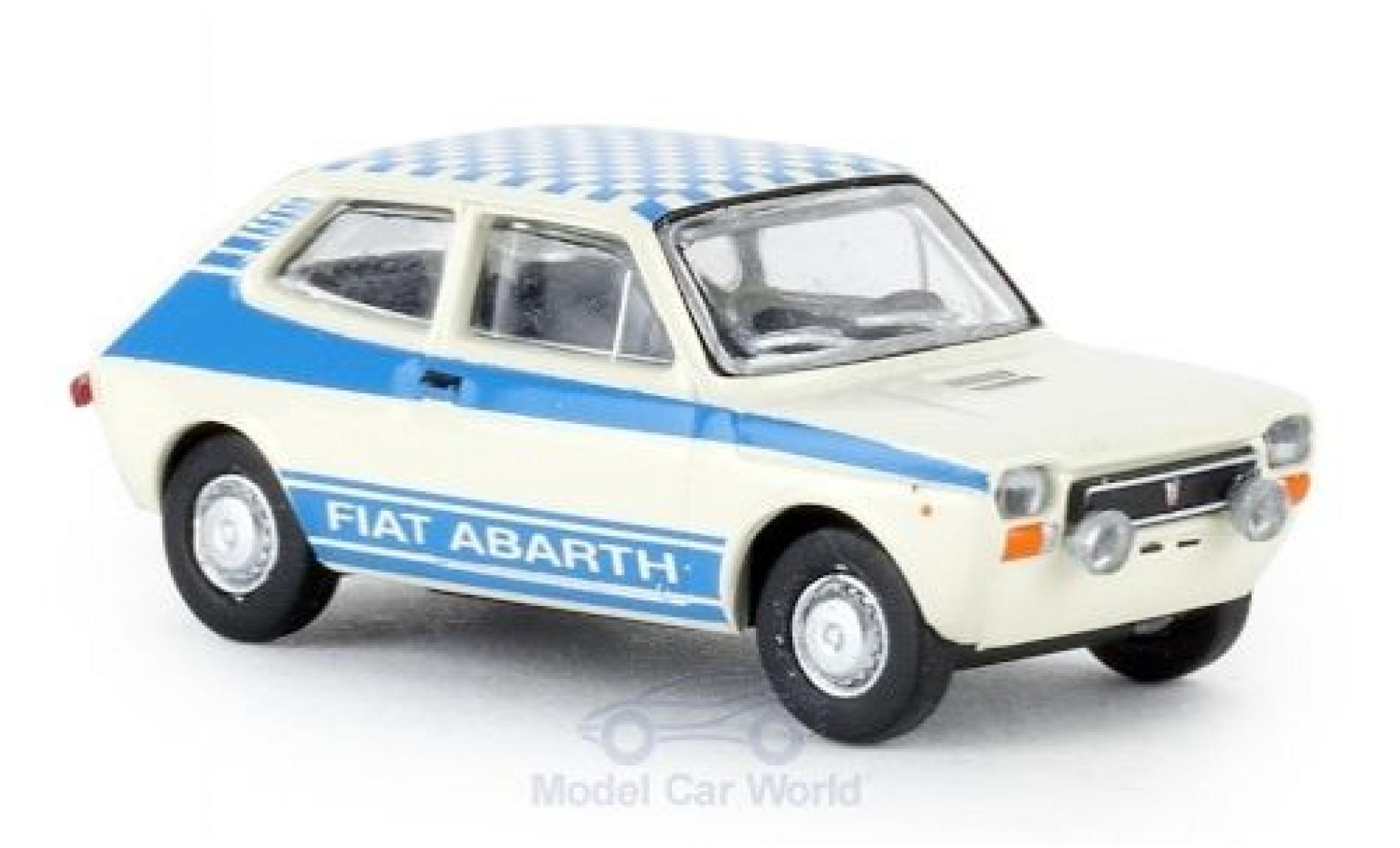 Fiat 127 1/87 Brekina wit Abarth 1971 modelauto