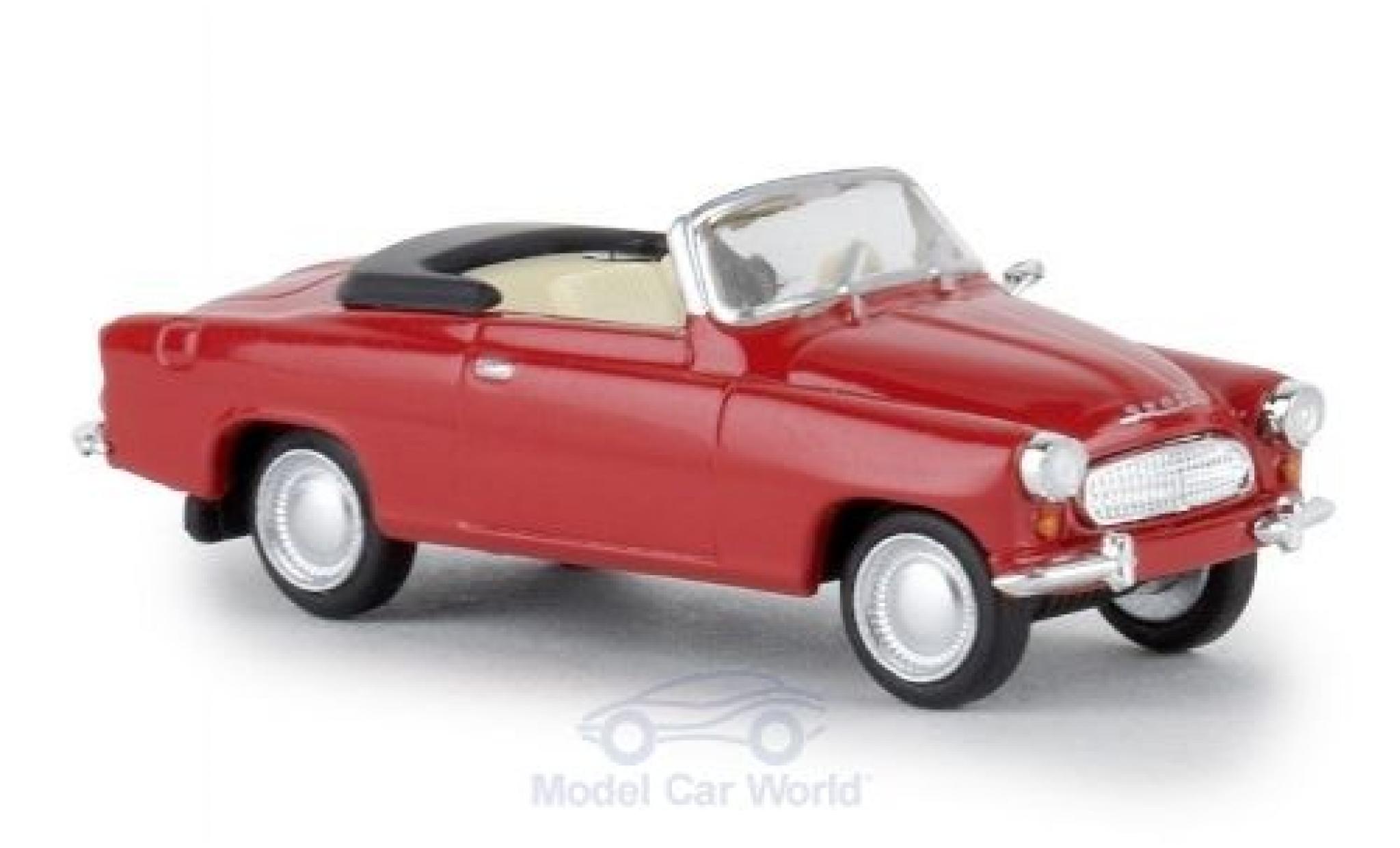 Skoda Felicia 1/87 Brekina rood 1959 modelauto