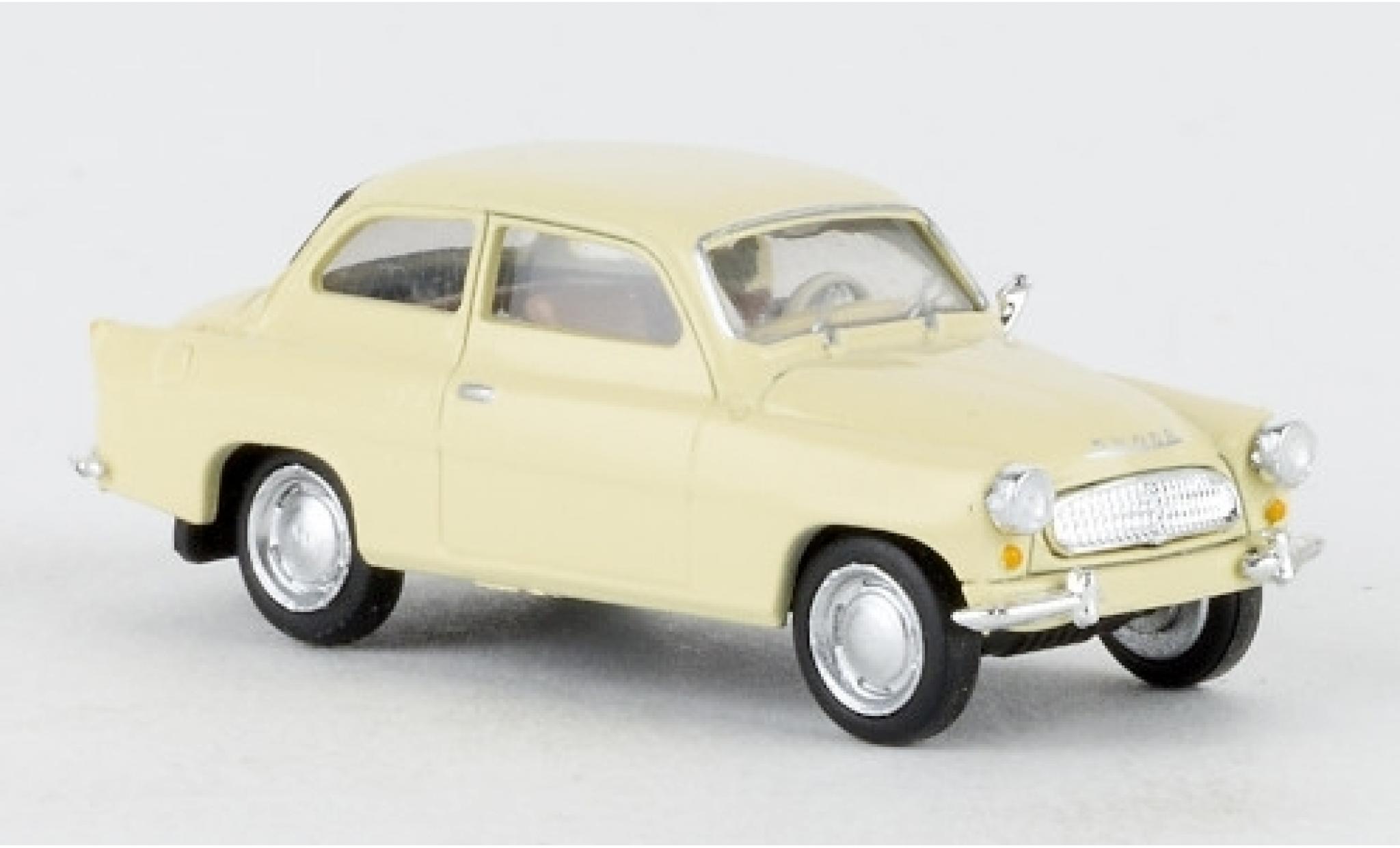 Skoda Octavia 1/87 Brekina beige 1960 modelauto
