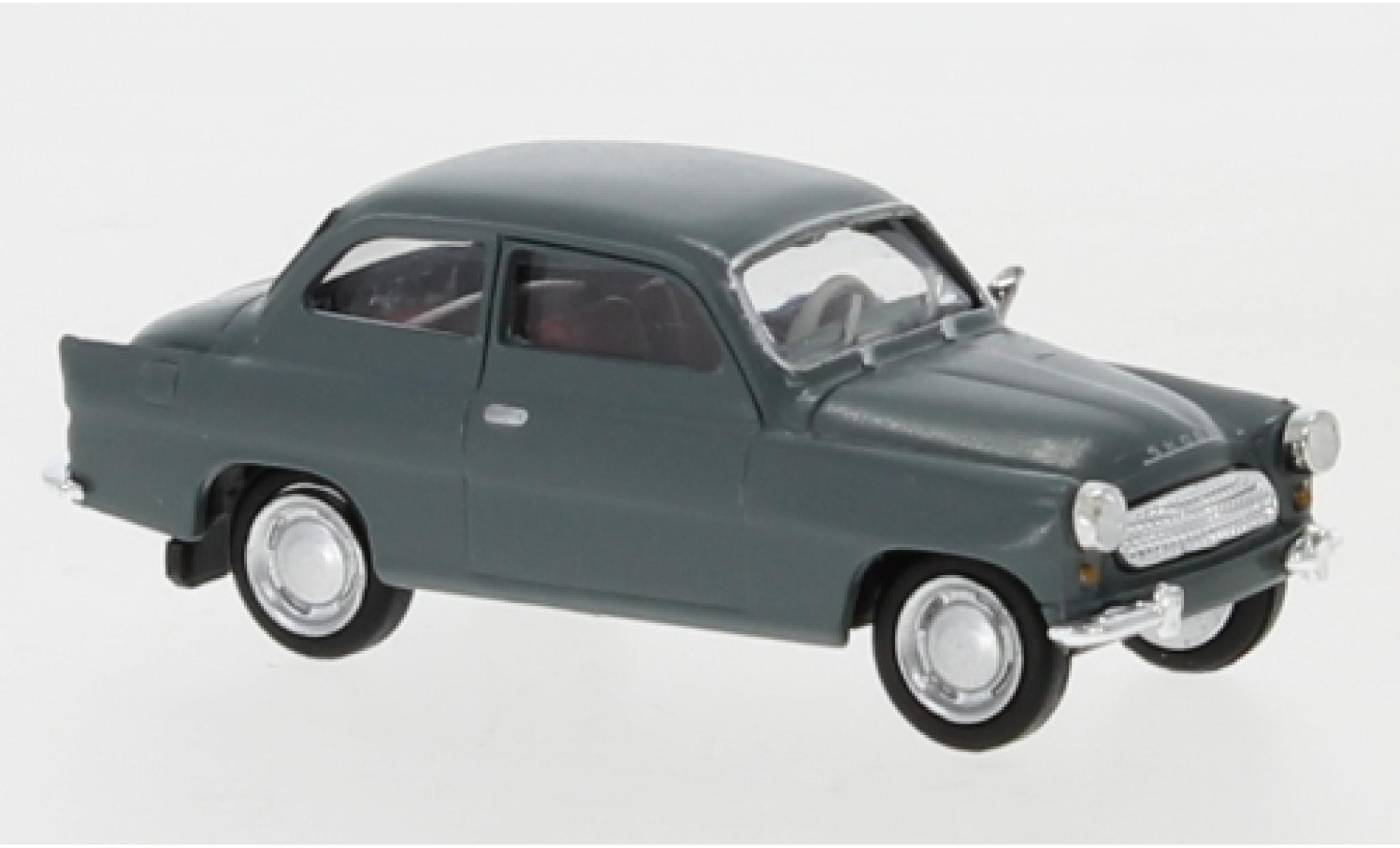 Skoda Octavia 1/87 Brekina grijs 1960 modelauto