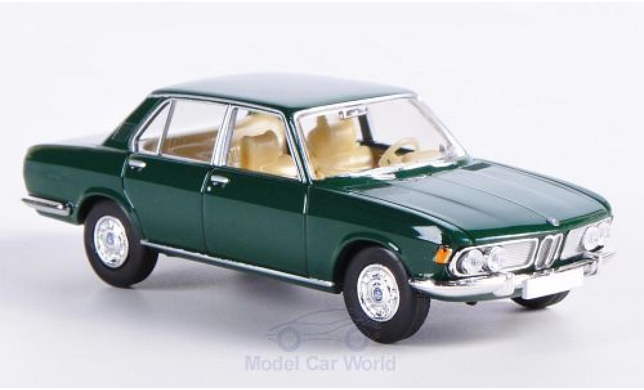 Bmw 2500 1/87 Brekina groen modelauto
