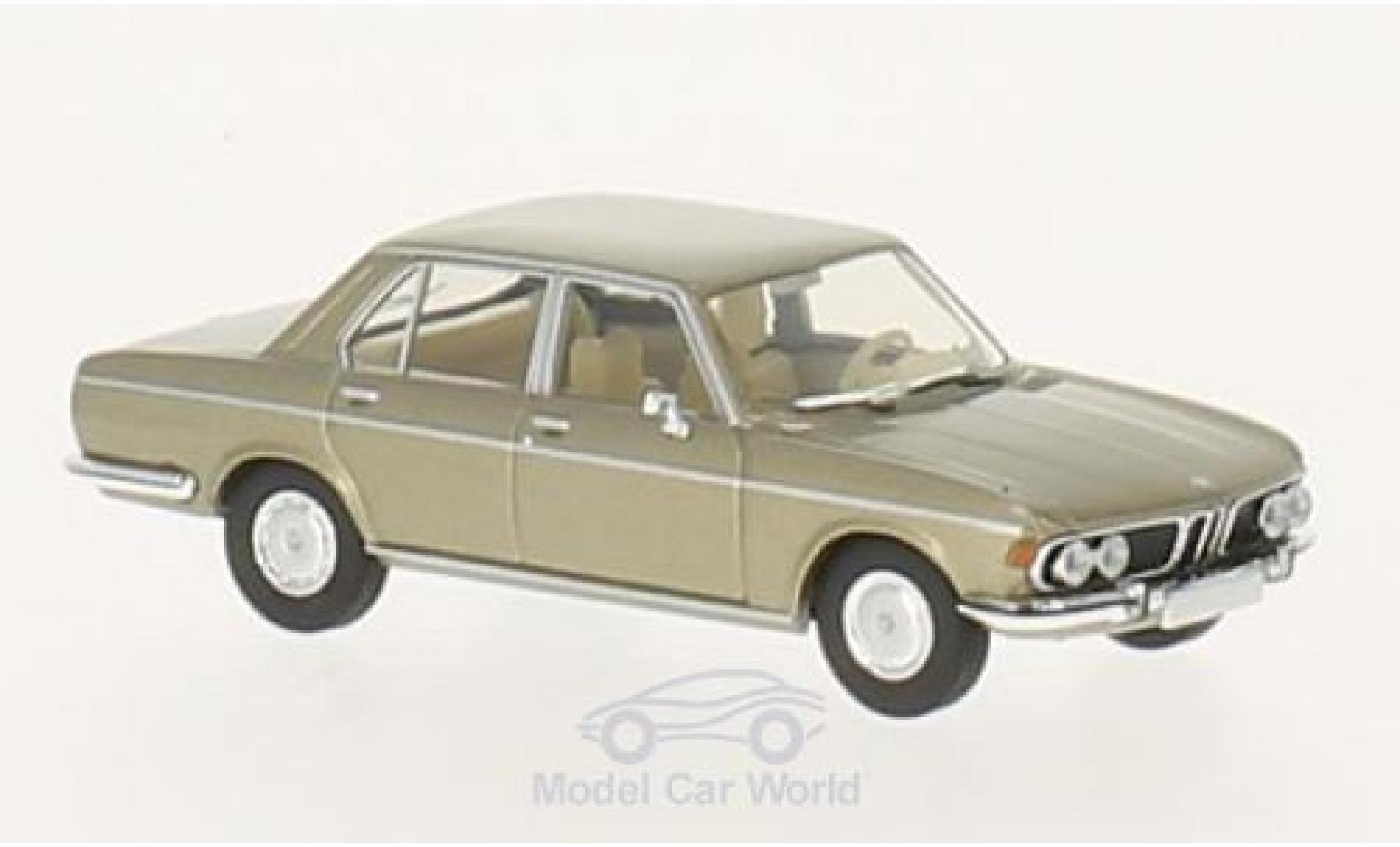 Bmw 3.0 S 1/87 Brekina Si metallic beige modelauto