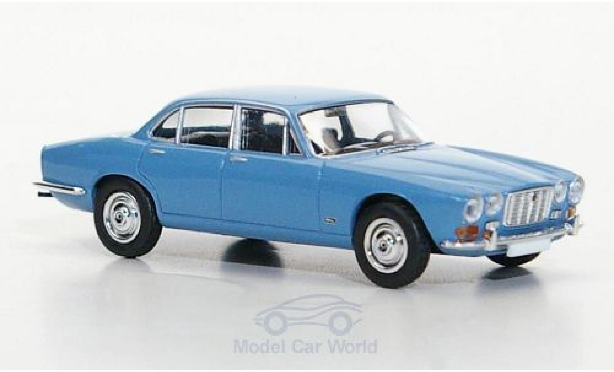 Jaguar XJ 6 1/87 Brekina 6 blauw modelauto