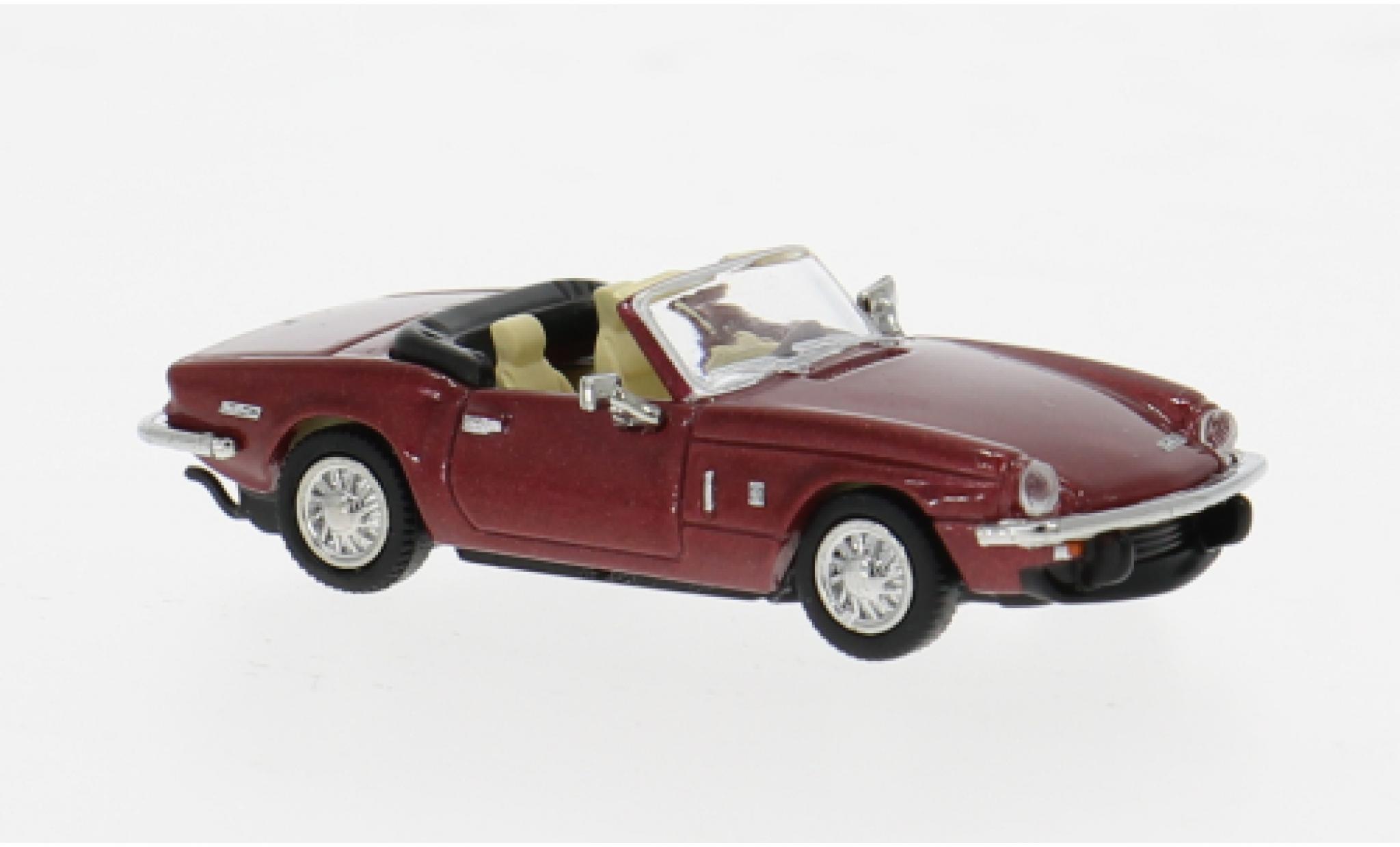 Triumph Spitfire 1/87 Brekina metallic rood 1974 1:87 modelauto