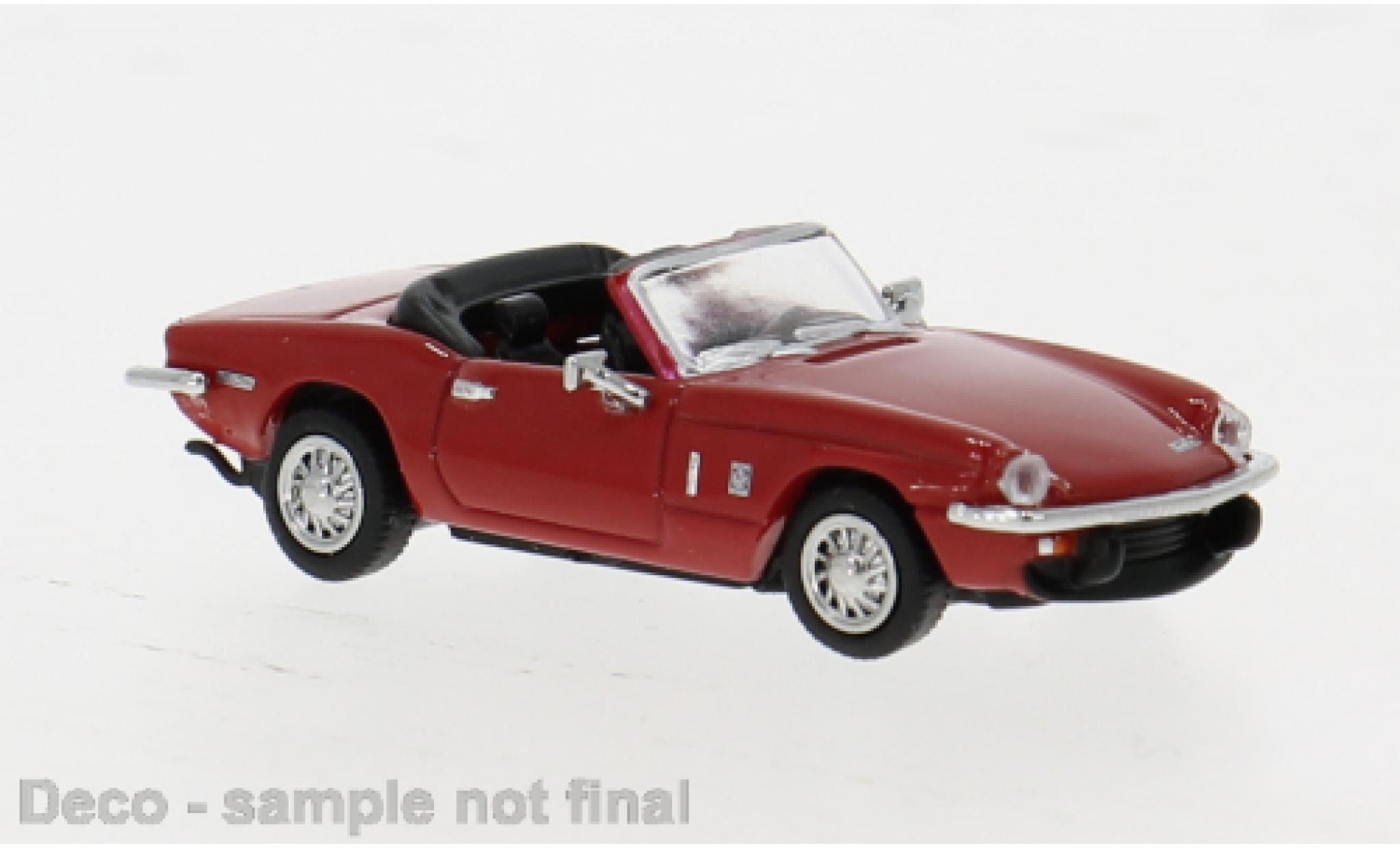 Triumph Spitfire 1/87 Brekina rood 1974 1:87 modelauto