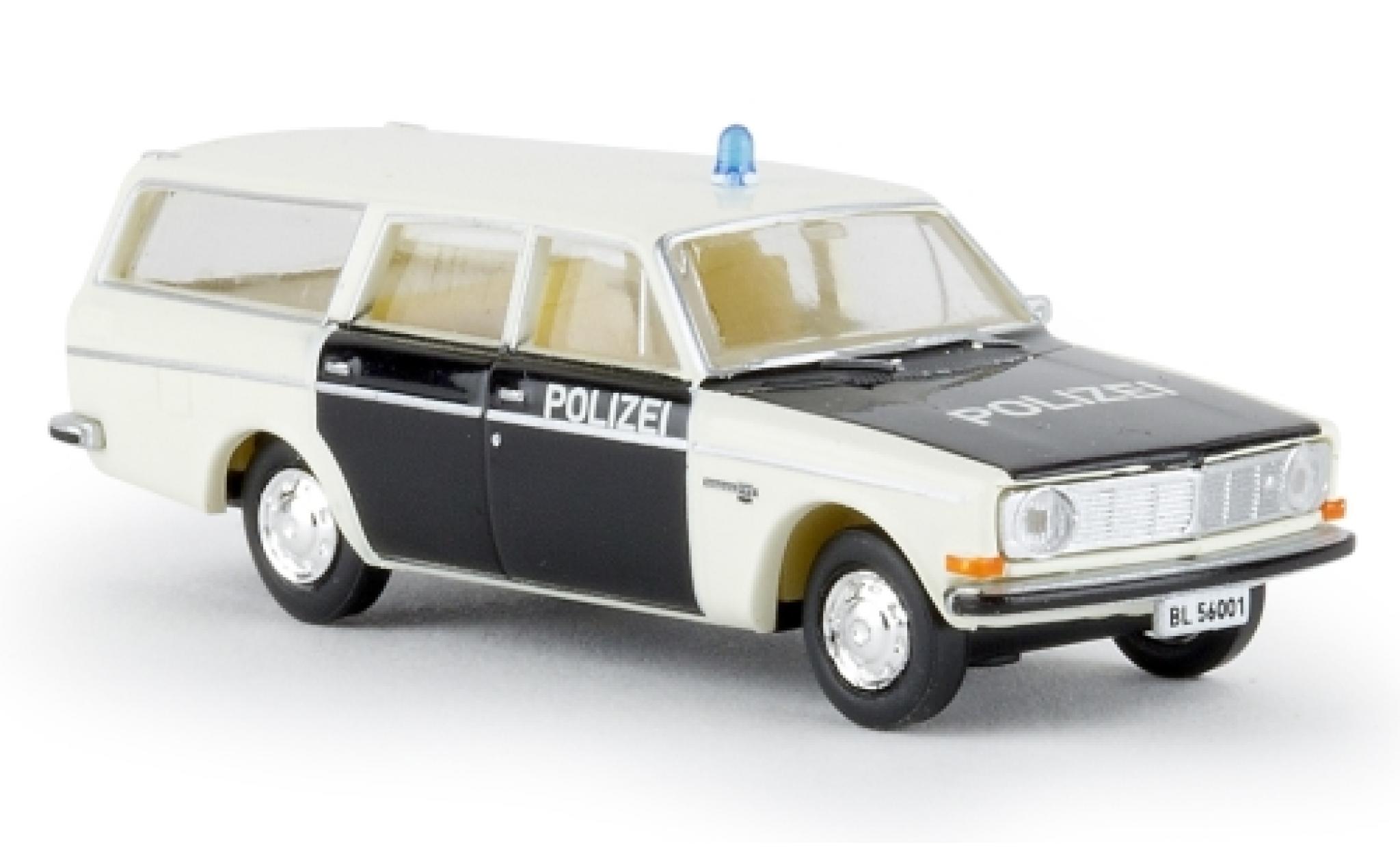 Volvo 145 1/87 Brekina Stationwagen Politie Baselland camionnette sans Vitrine modelauto
