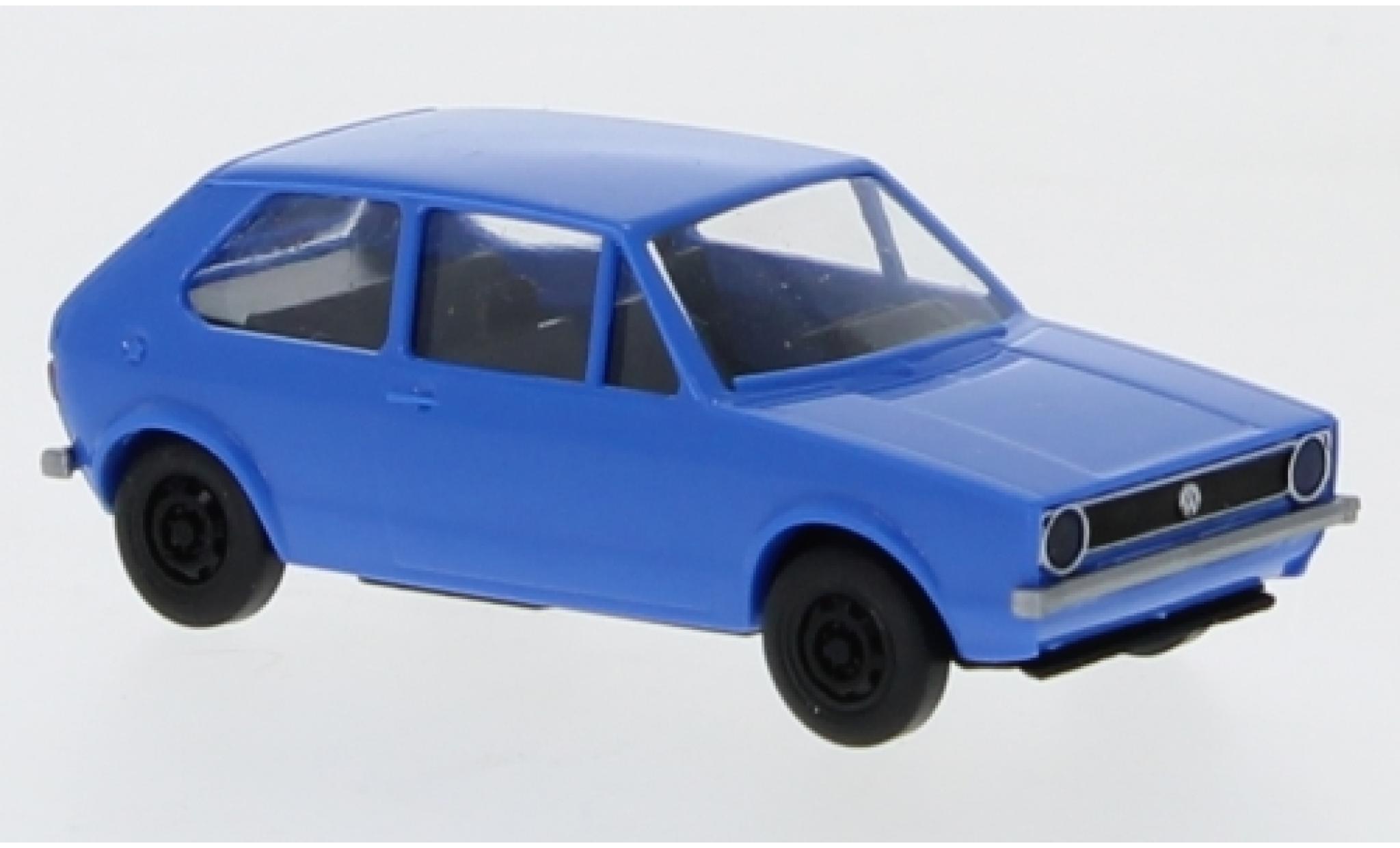 Volkswagen Golf 1/87 Brekina I blauw 1974 modelauto