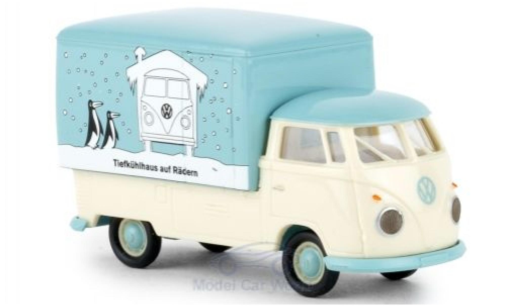 Volkswagen T1 1/87 Brekina b Gro&szlig;raum-Koffer K&uuml;hlhaus 1960 modelauto