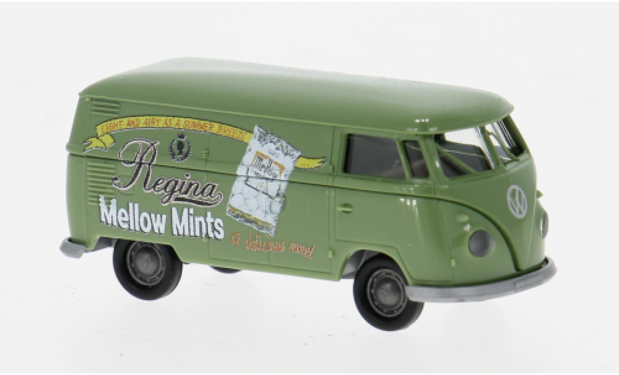 Volkswagen T1 1/87 Brekina b Kasten 1960 Regina Mellow Mints 1:87 modelauto