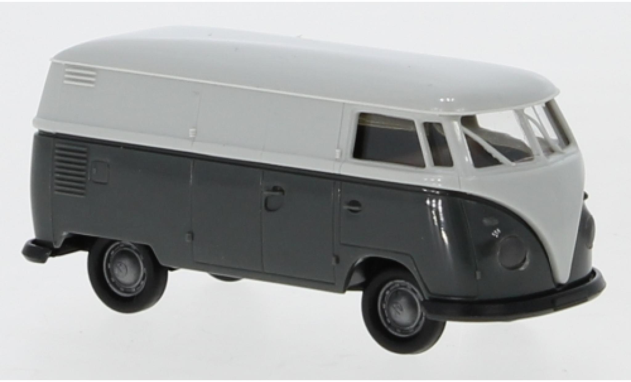 Volkswagen T1 1/87 Brekina b Kasten grijs/grijs 1960 Economy modelauto