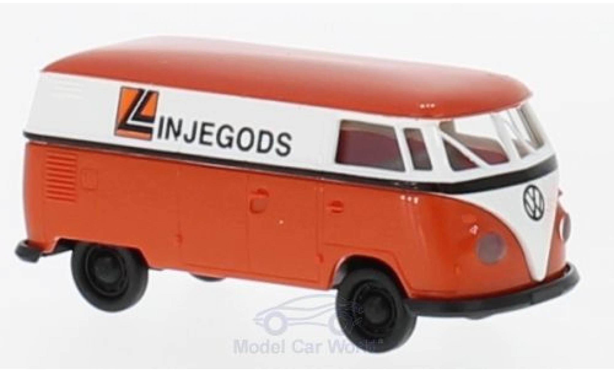 Volkswagen T1 B 1/87 Brekina b Kasten Linjegods (NO) modelauto