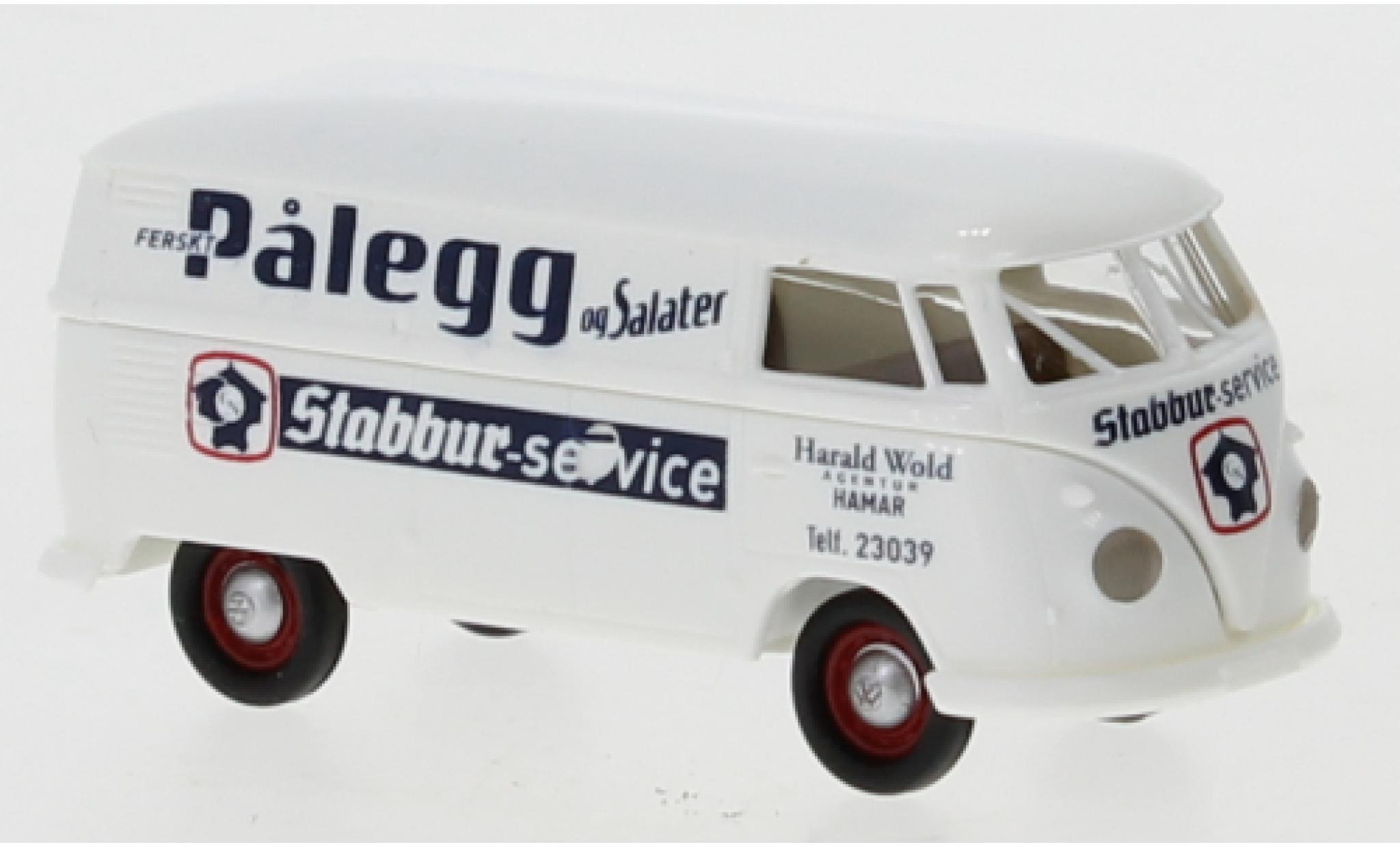 Volkswagen T1 1/87 Brekina b Kasten Palegg Salater 1960 modelauto
