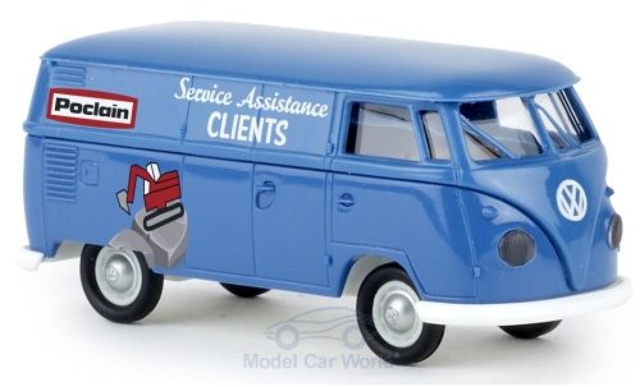 Volkswagen T1 1/87 Brekina b Kasten Poclain modelauto