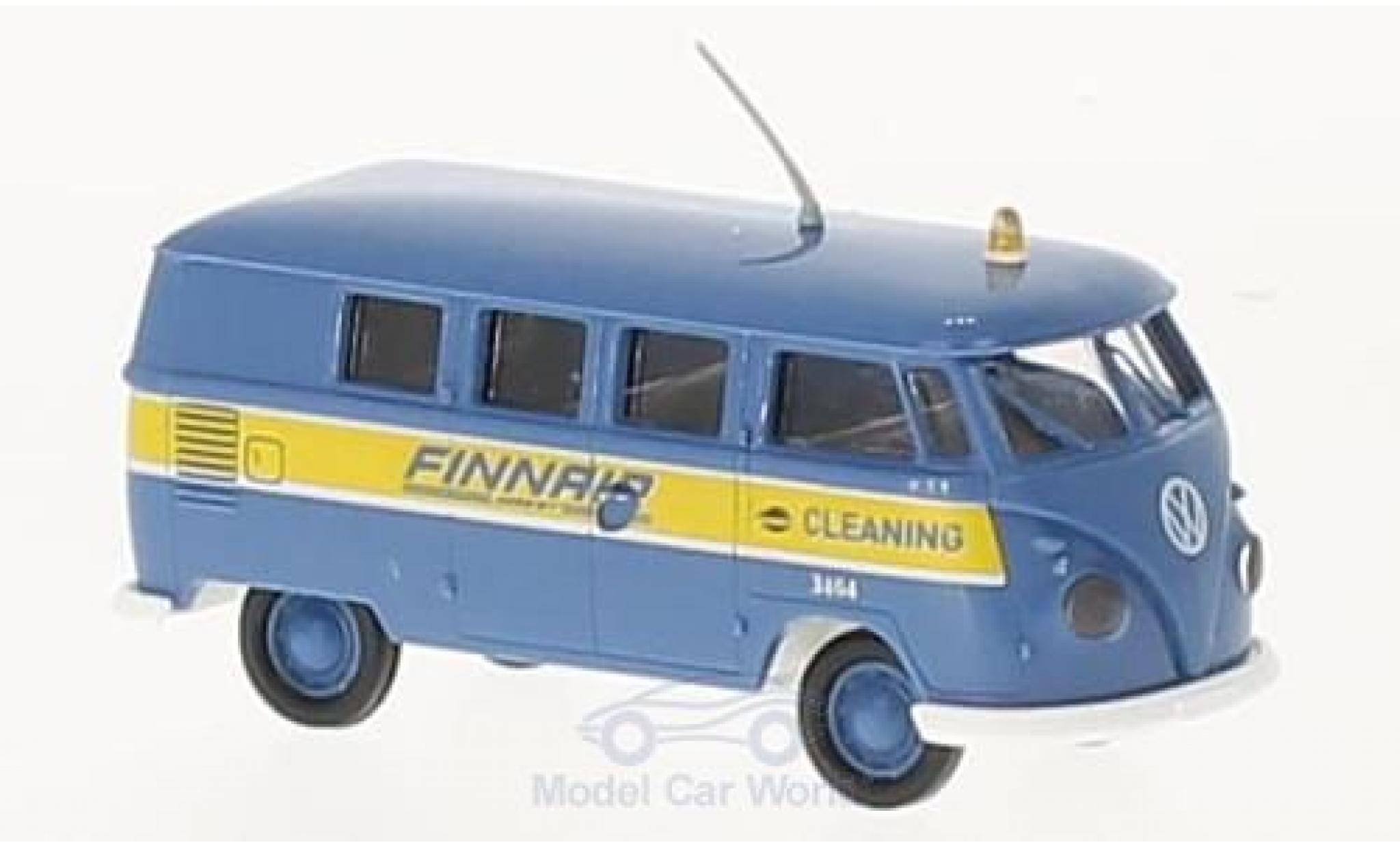 Volkswagen T1 B 1/87 Brekina b Stationwagen Finnair Cleaning modelauto